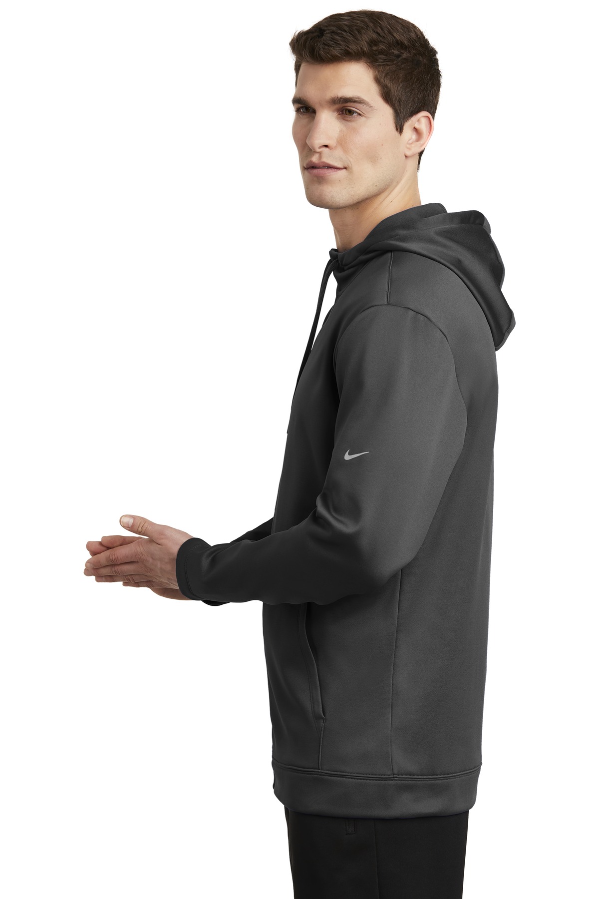 Nike Therma-FIT Full-Zip Fleece Hoodie. NKAH6259