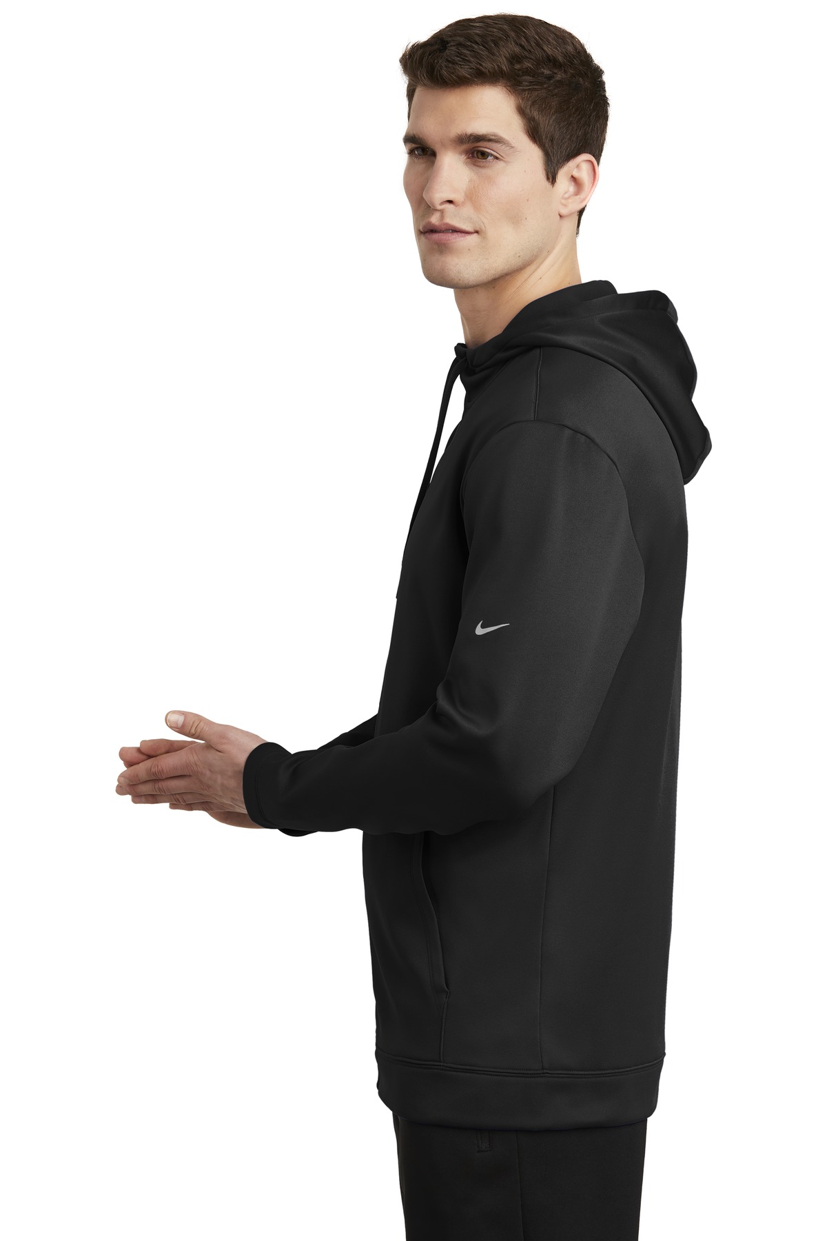 Nike Therma-FIT Full-Zip Fleece Hoodie. NKAH6259