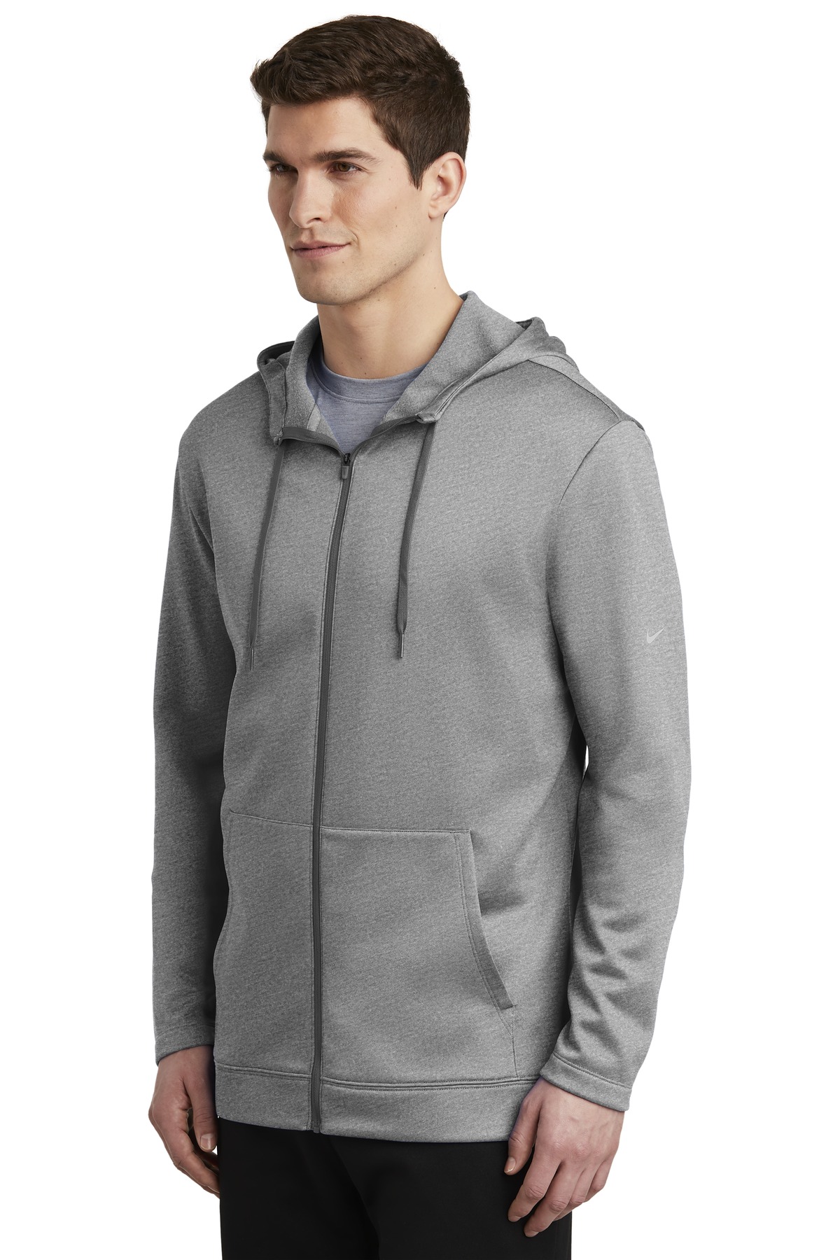 Nike Therma-FIT Full-Zip Fleece Hoodie. NKAH6259