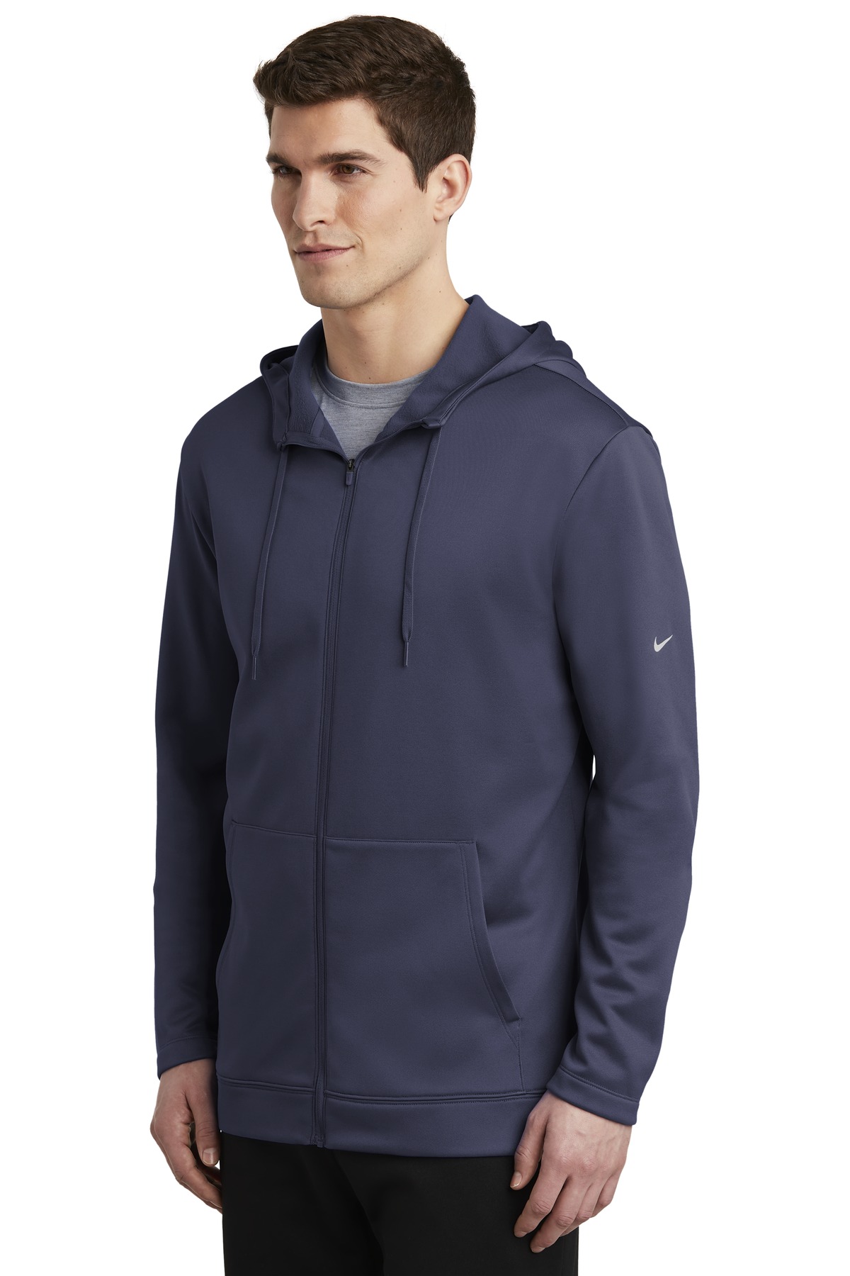 Nike Therma-FIT Full-Zip Fleece Hoodie. NKAH6259