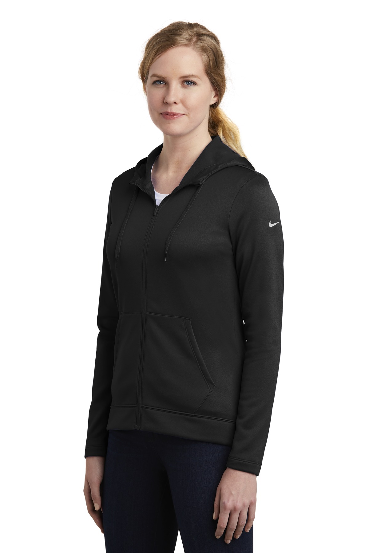 Nike Women's Therma-FIT Full-Zip Fleece Hoodie. NKAH6264