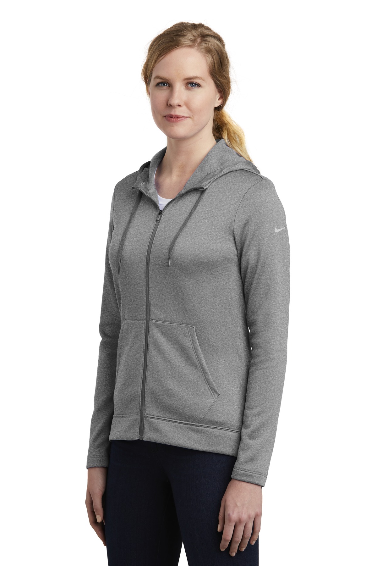 Nike Women's Therma-FIT Full-Zip Fleece Hoodie. NKAH6264