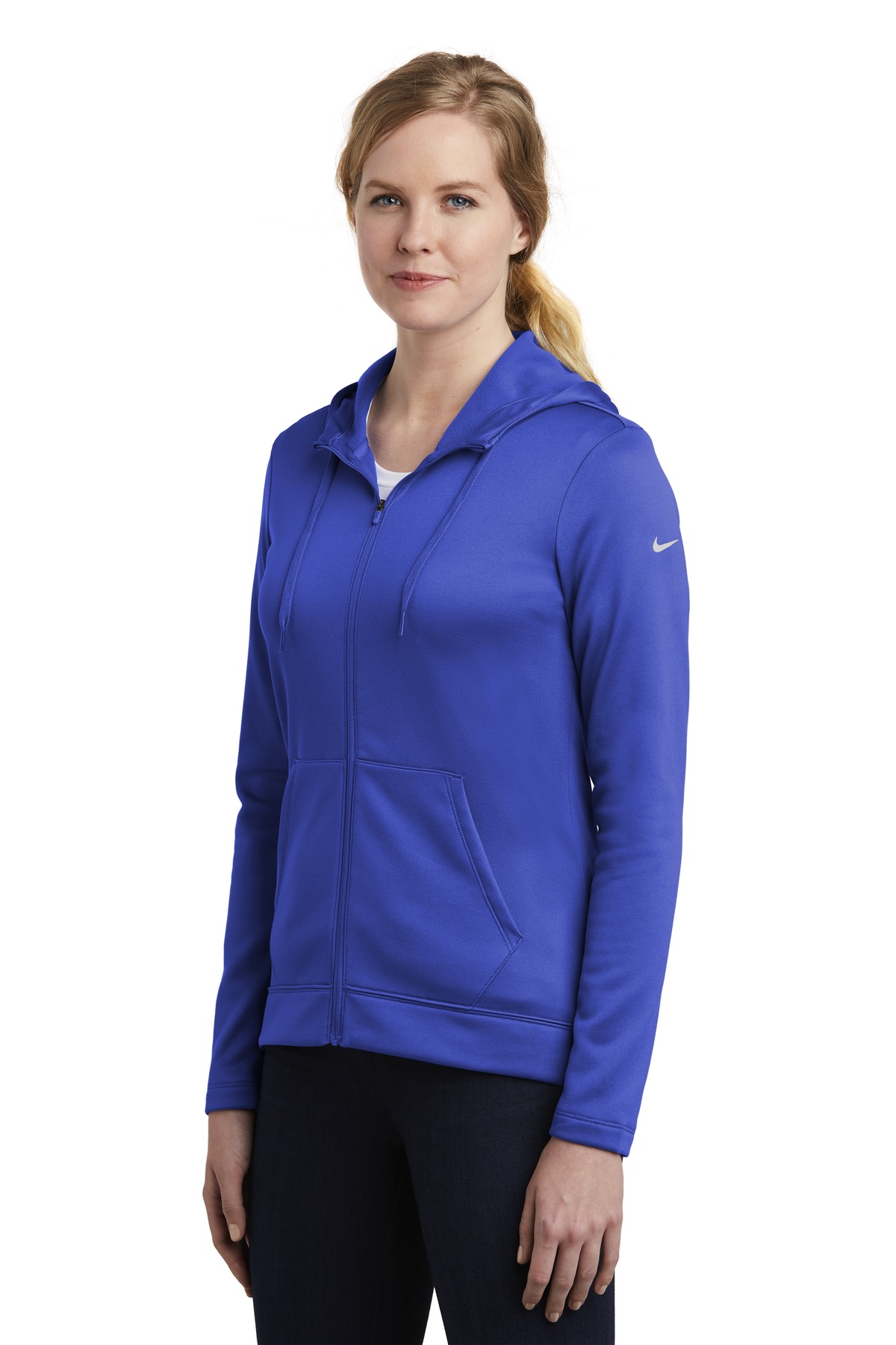 Nike Women's Therma-FIT Full-Zip Fleece Hoodie. NKAH6264