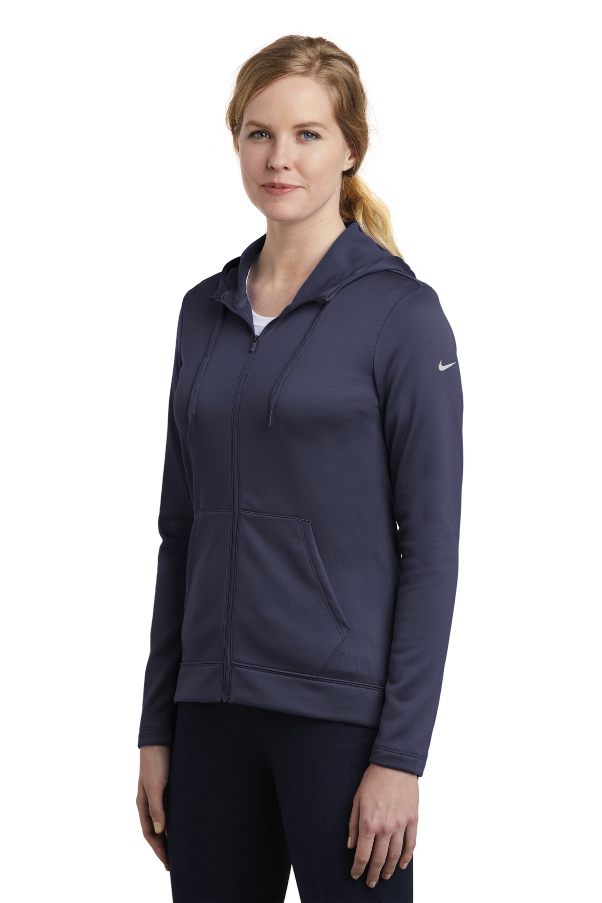 Nike Women's Therma-FIT Full-Zip Fleece Hoodie. NKAH6264