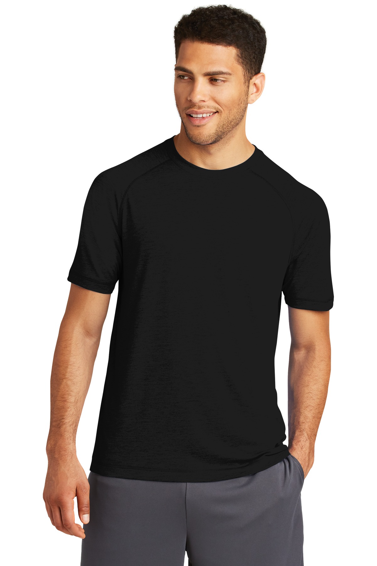Sport-Tek PosiCharge Tri-Blend Wicking Raglan Tee