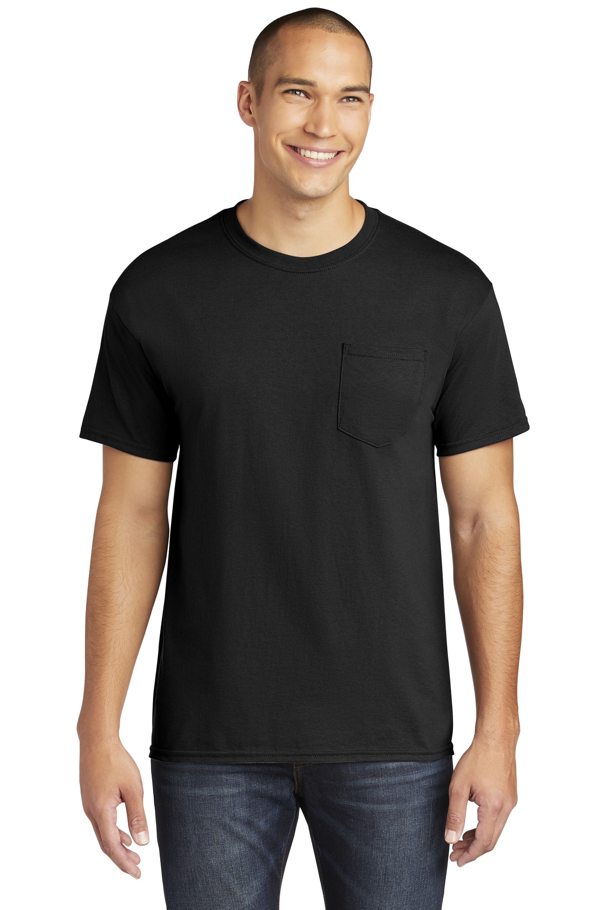 Gildan Heavy Cotton 100% Cotton Pocket T-Shirt. 5300