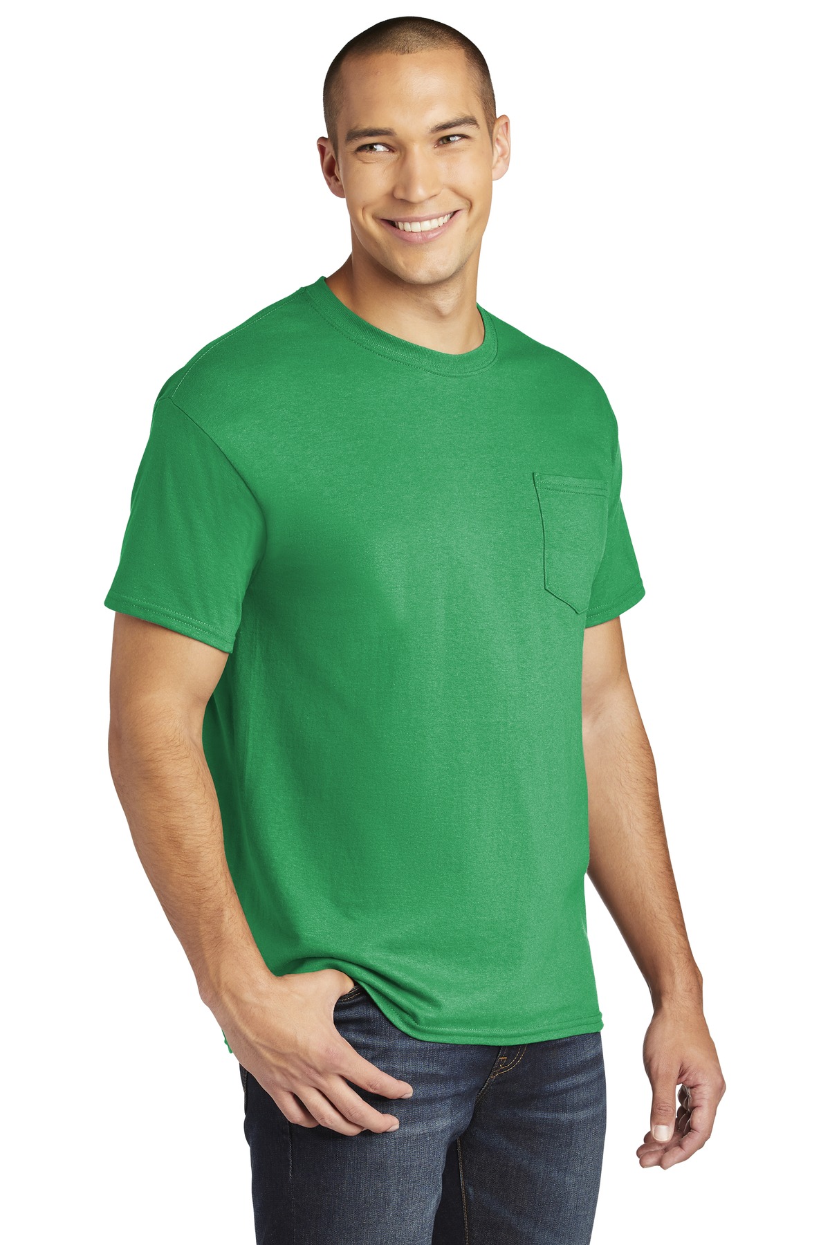 Gildan Heavy Cotton 100% Cotton Pocket T-Shirt. 5300