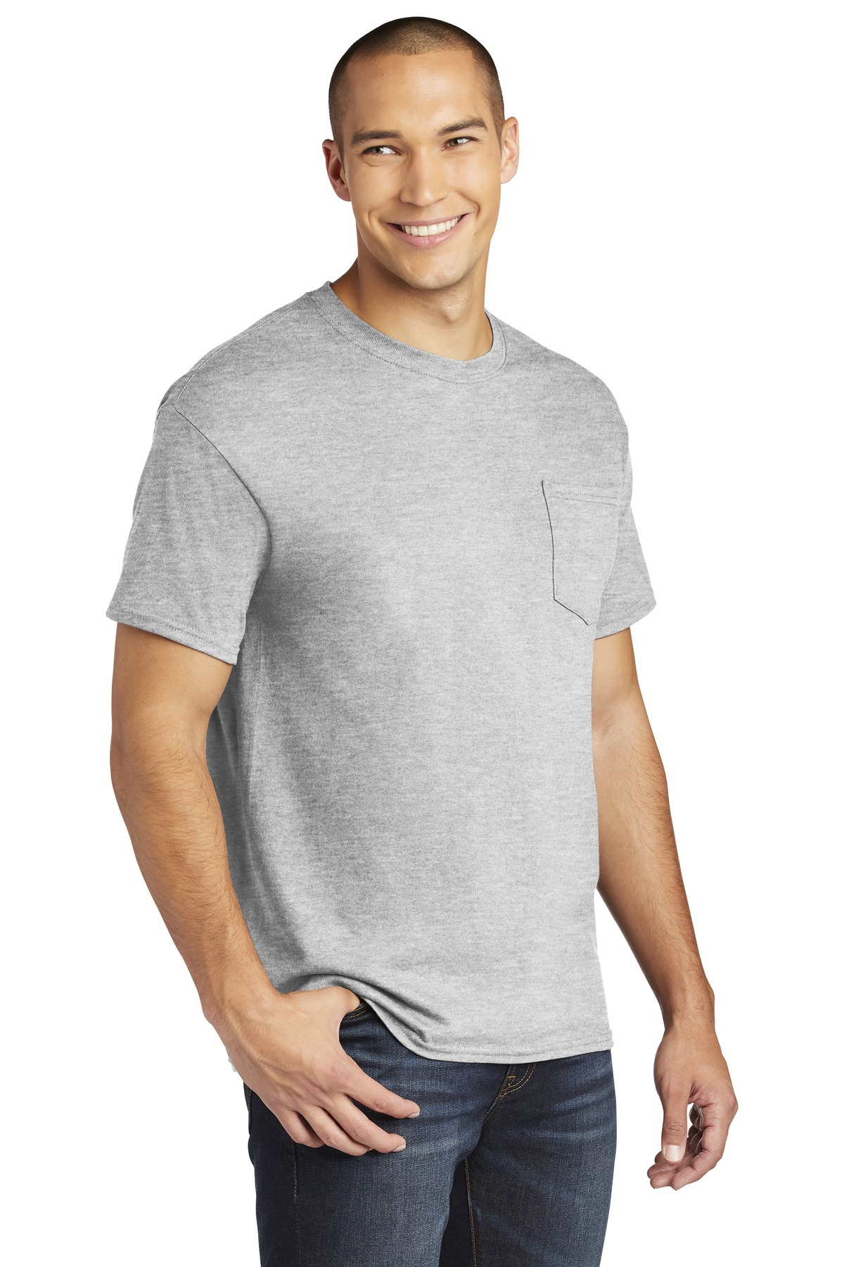 Gildan Heavy Cotton 100% Cotton Pocket T-Shirt. 5300