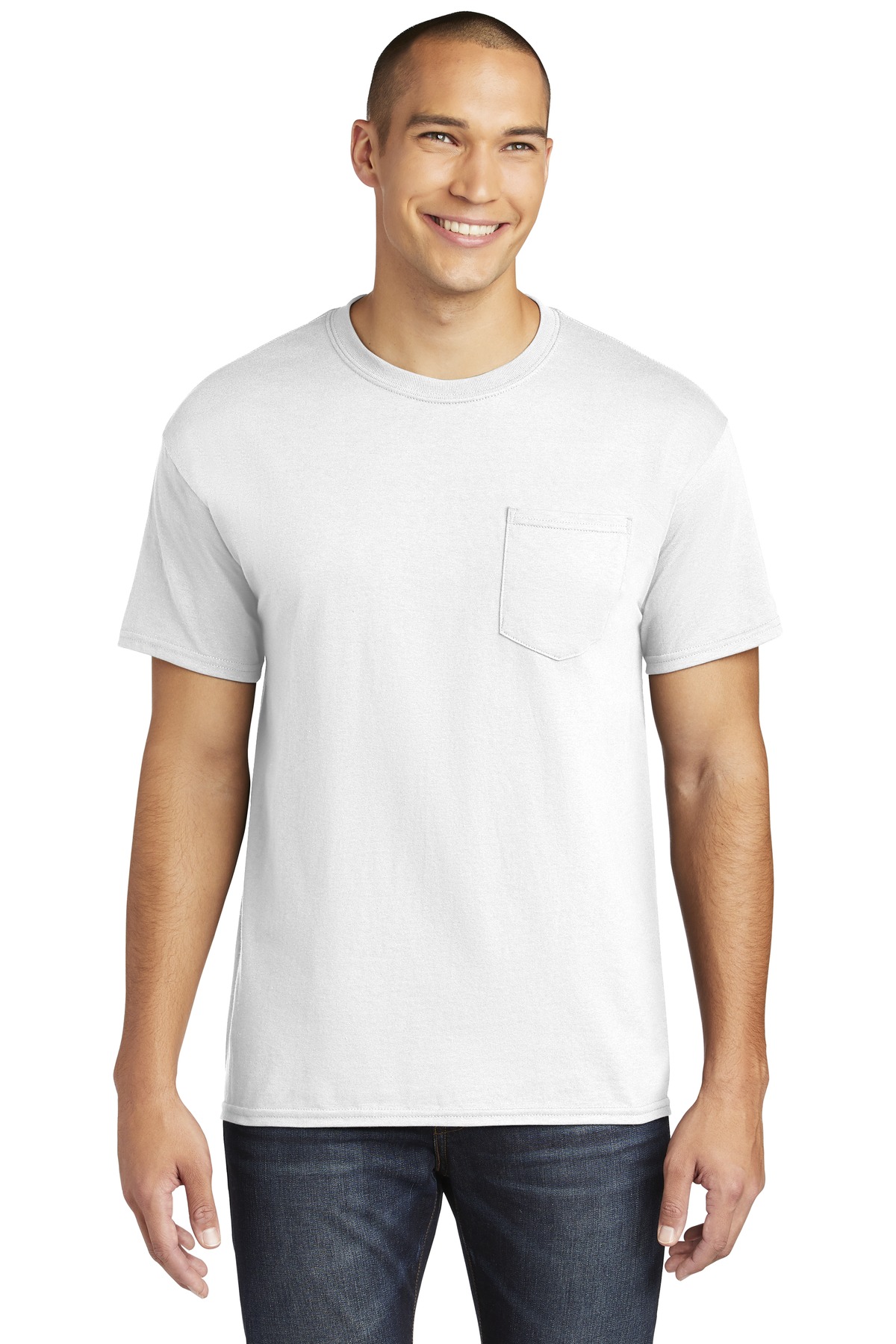 Gildan Heavy Cotton 100% Cotton Pocket T-Shirt-