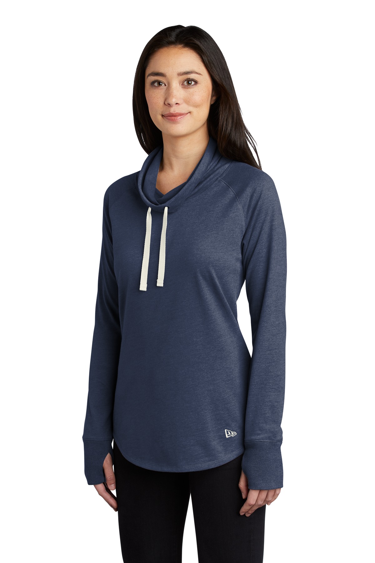 New Era Women's Sueded Cotton Blend Cowl Tee LNEA123