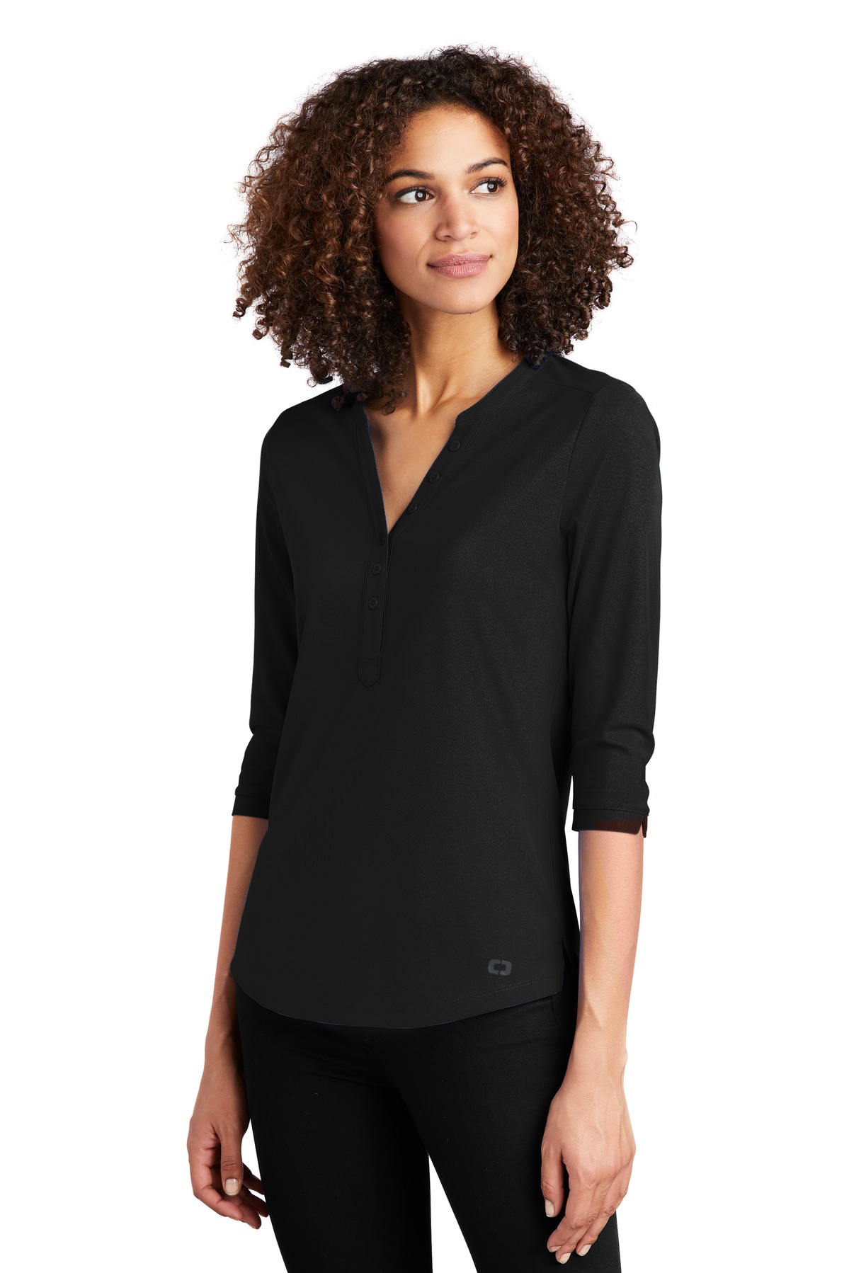 OGIO Ladies Jewel Henley LOG104