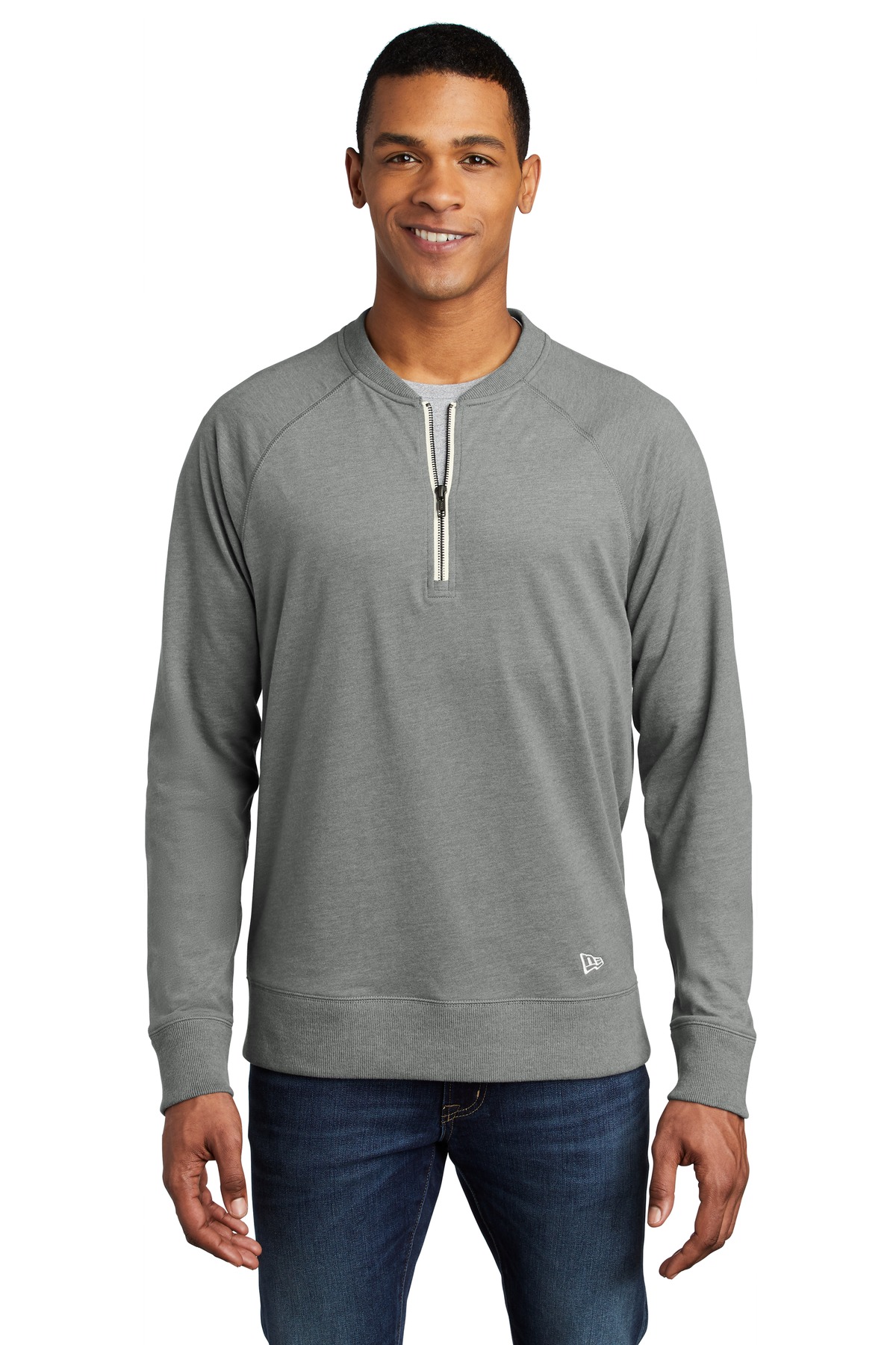 New Era Hospitality Tshirts, Sweatshirts&Fleece ® Sueded Cotton Blend 1/4-Zip Pullover-New Era