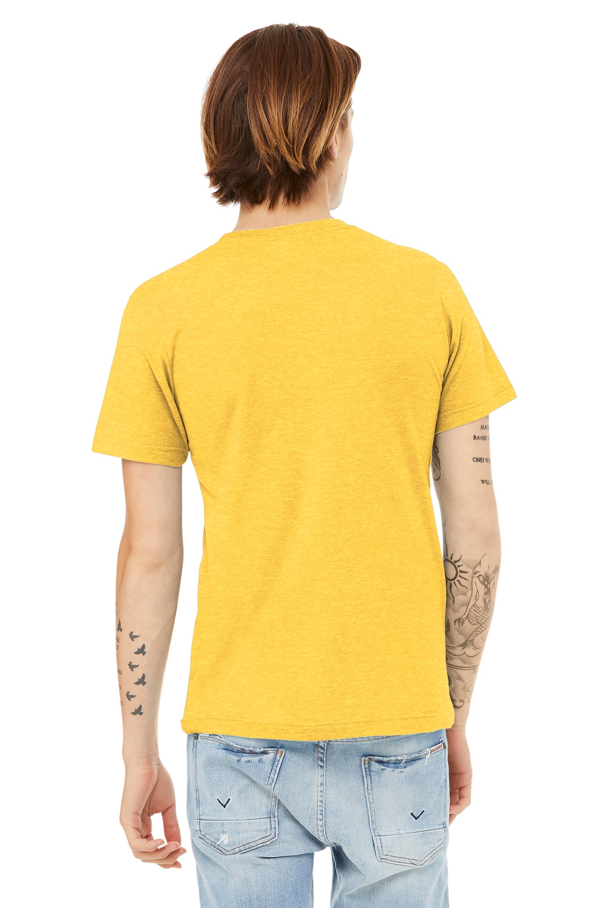 BELLA+CANVAS Unisex Heather CVC Short Sleeve Tee. BC3001CVC