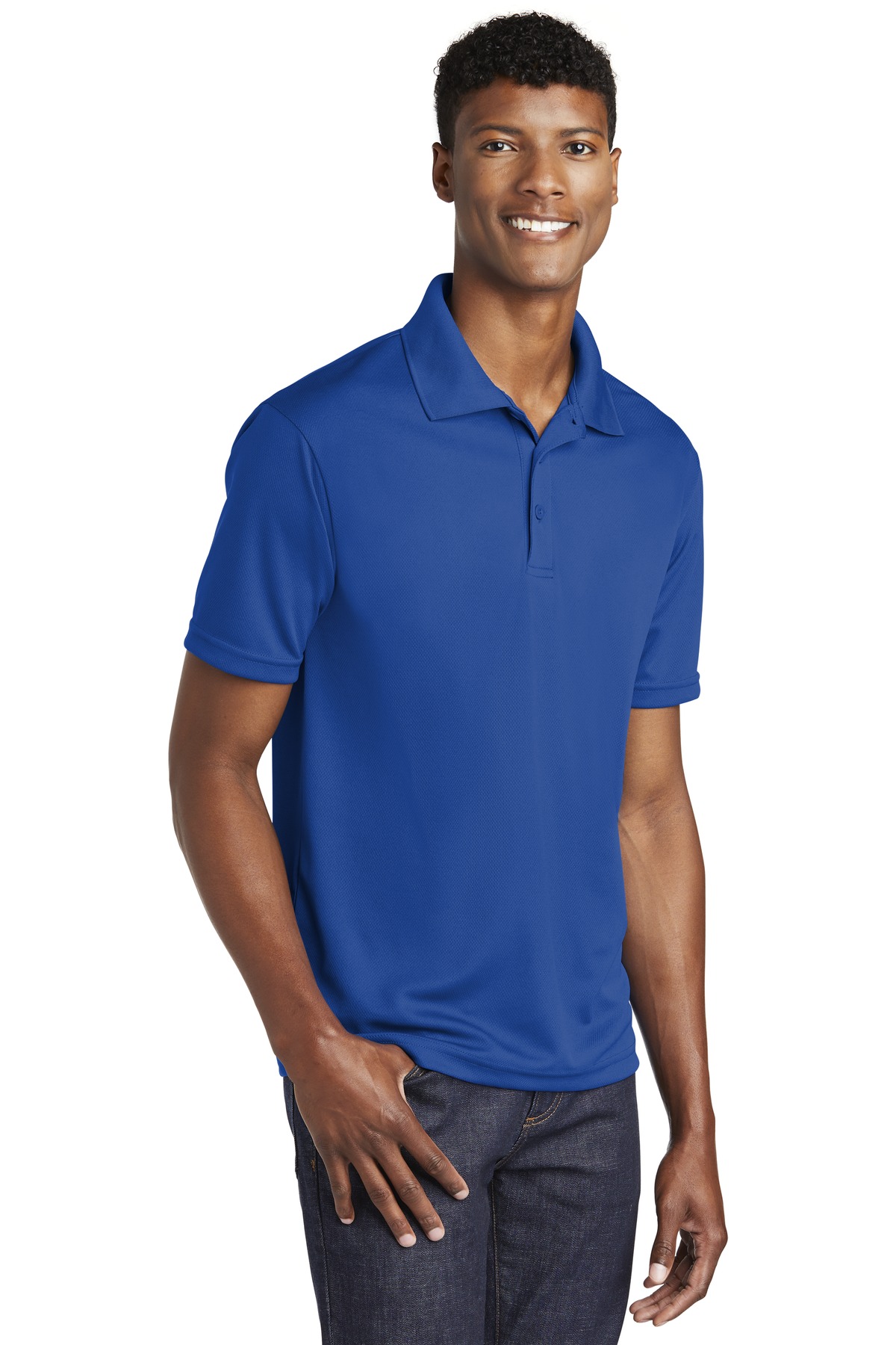 Sport-Tek PosiCharge RacerMesh Polo. ST640