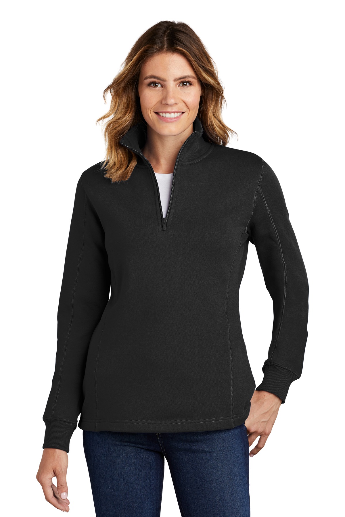 Sport-Tek Ladies Sweatshirts & Fleece for Hospitality ® Ladies 1/4-Zip Sweatshirt.-Sport-Tek