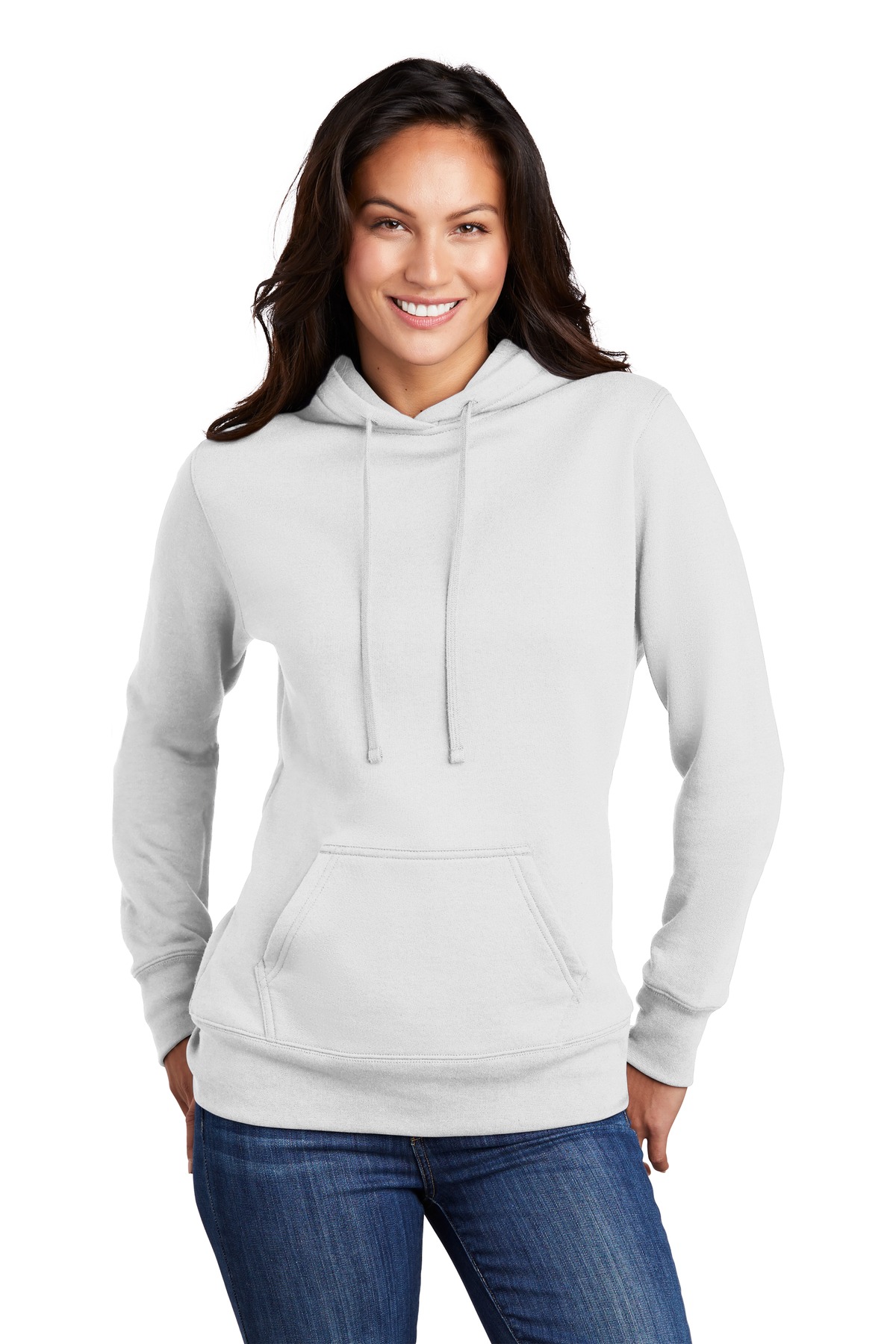 Port &#38; Company Ladies Core Fleece Pullover Hooded Sweatshirt-Port & Company
