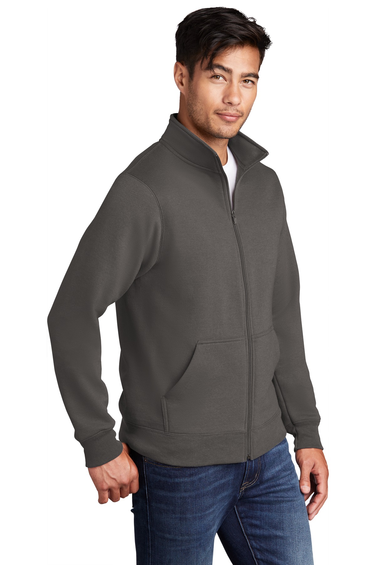 Port & Co Core Fleece Cadet Full-Zip Sweatshirt PC78FZ