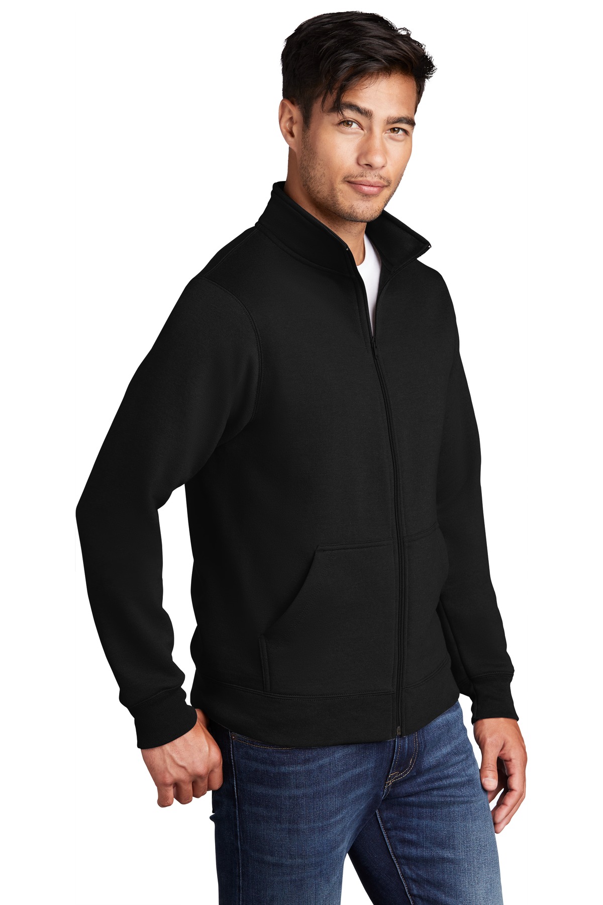 Port & Company Core Fleece Cadet Full-Zip Sweatshirt PC78FZ