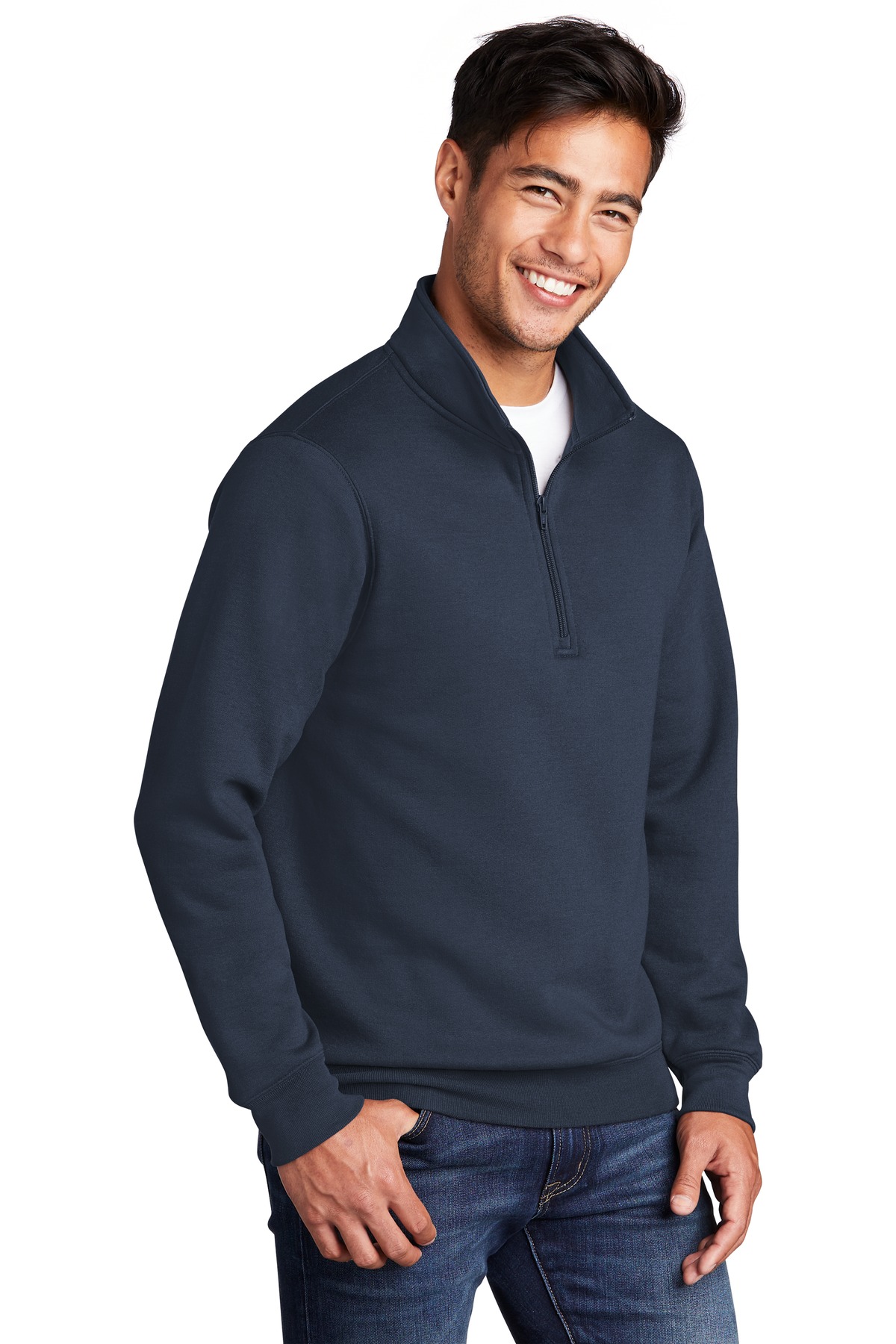 Port & Company Core Fleece 1/4-Zip Pullover Sweatshirt PC78Q