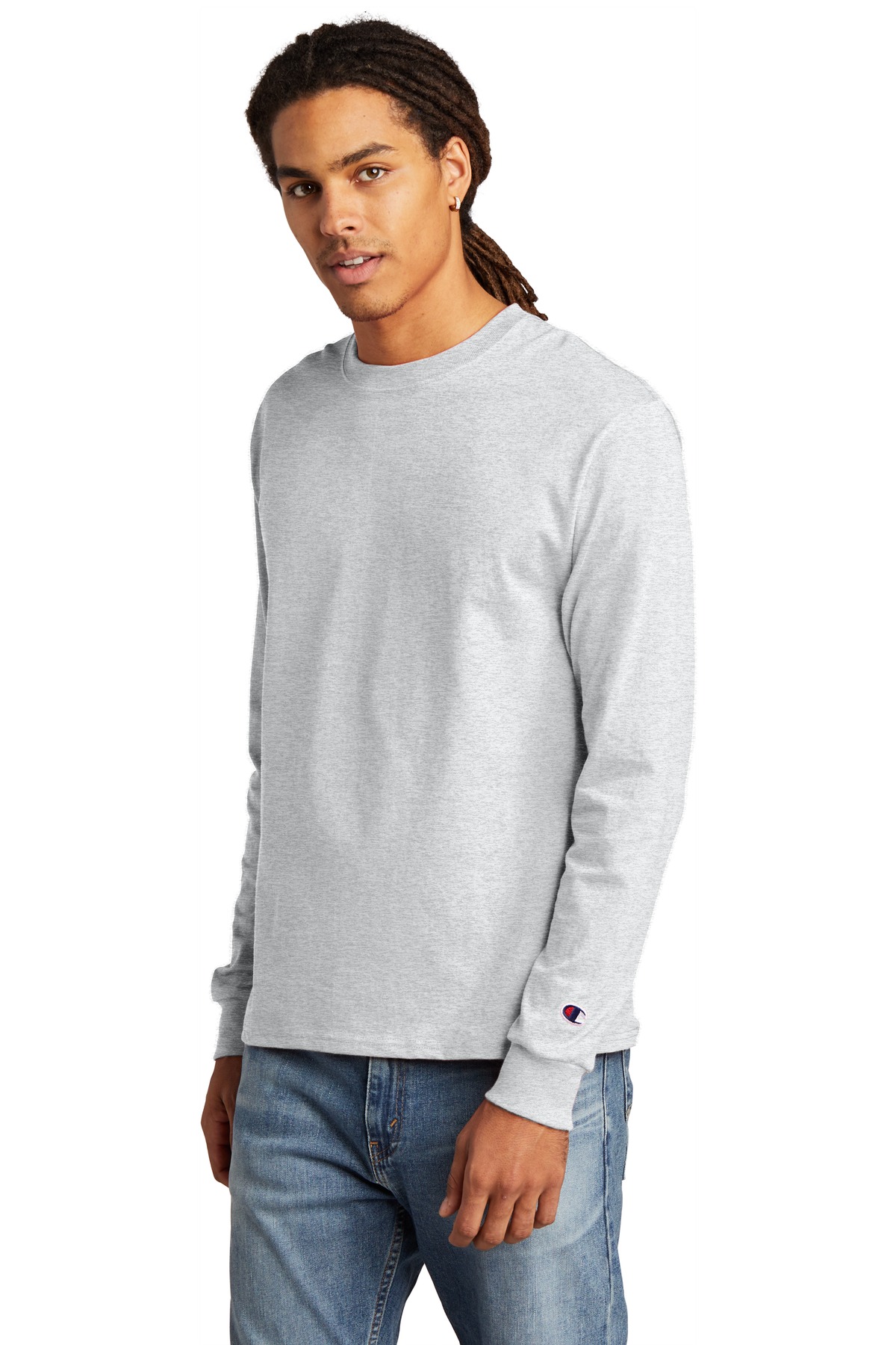 Champion Heritage 5.2-Oz Jersey Long Sleeve Tee CC8C