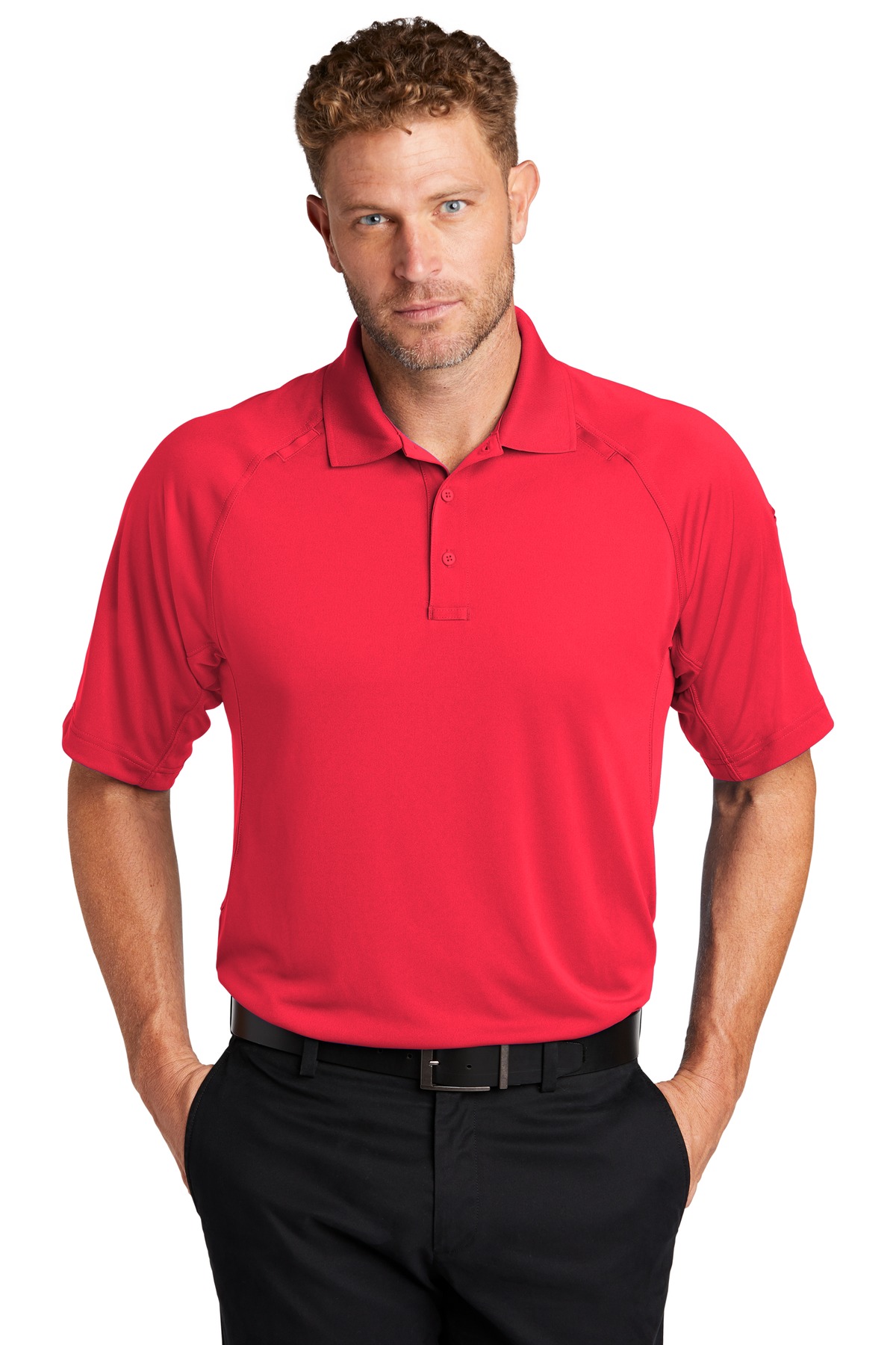 CornerStone  ®  Select Lightweight Snag-Proof Tactical Polo. CS420 - Front Model