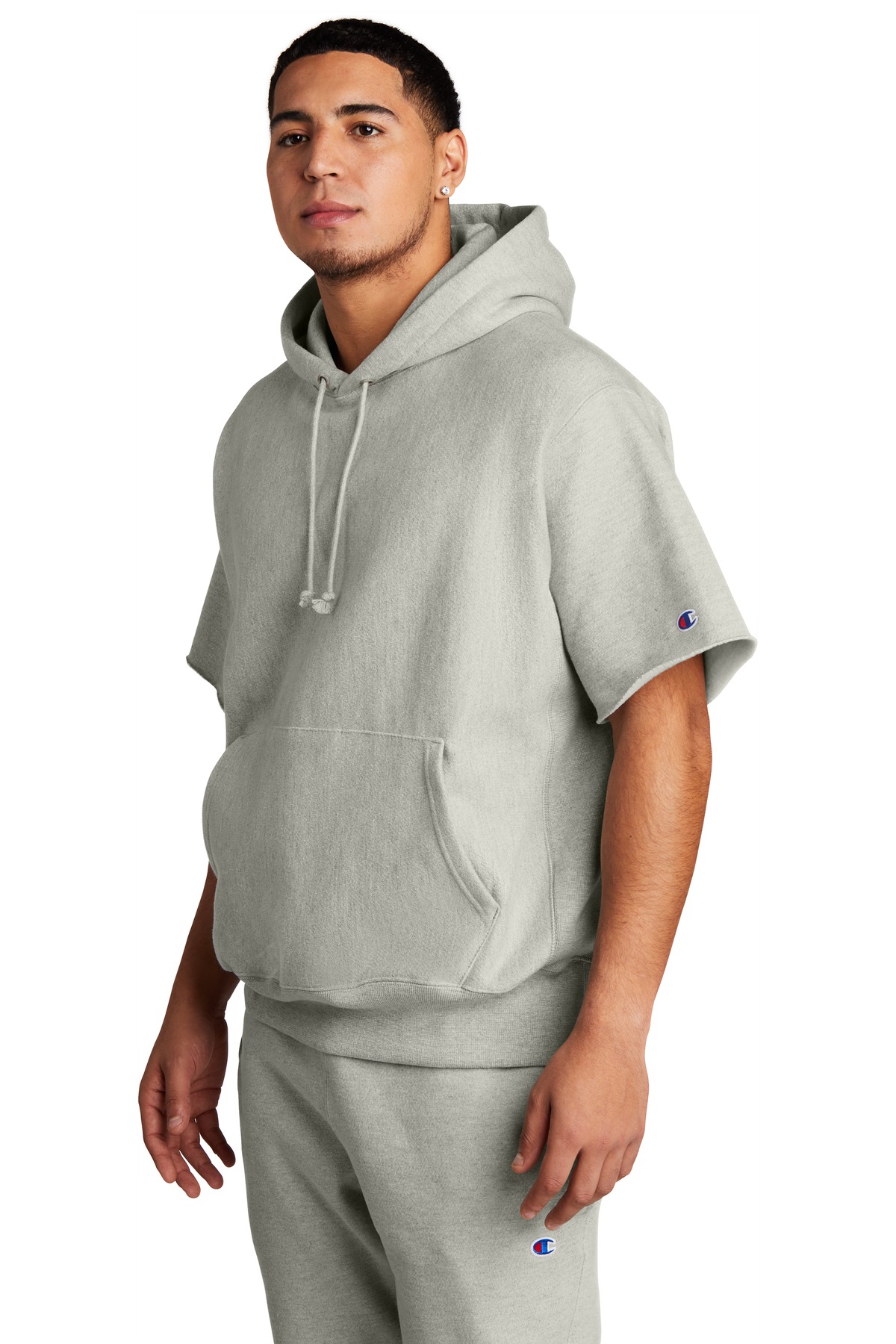 Champion Reverse Weave Short Sleeve Hooded Sweatshirt S101SS