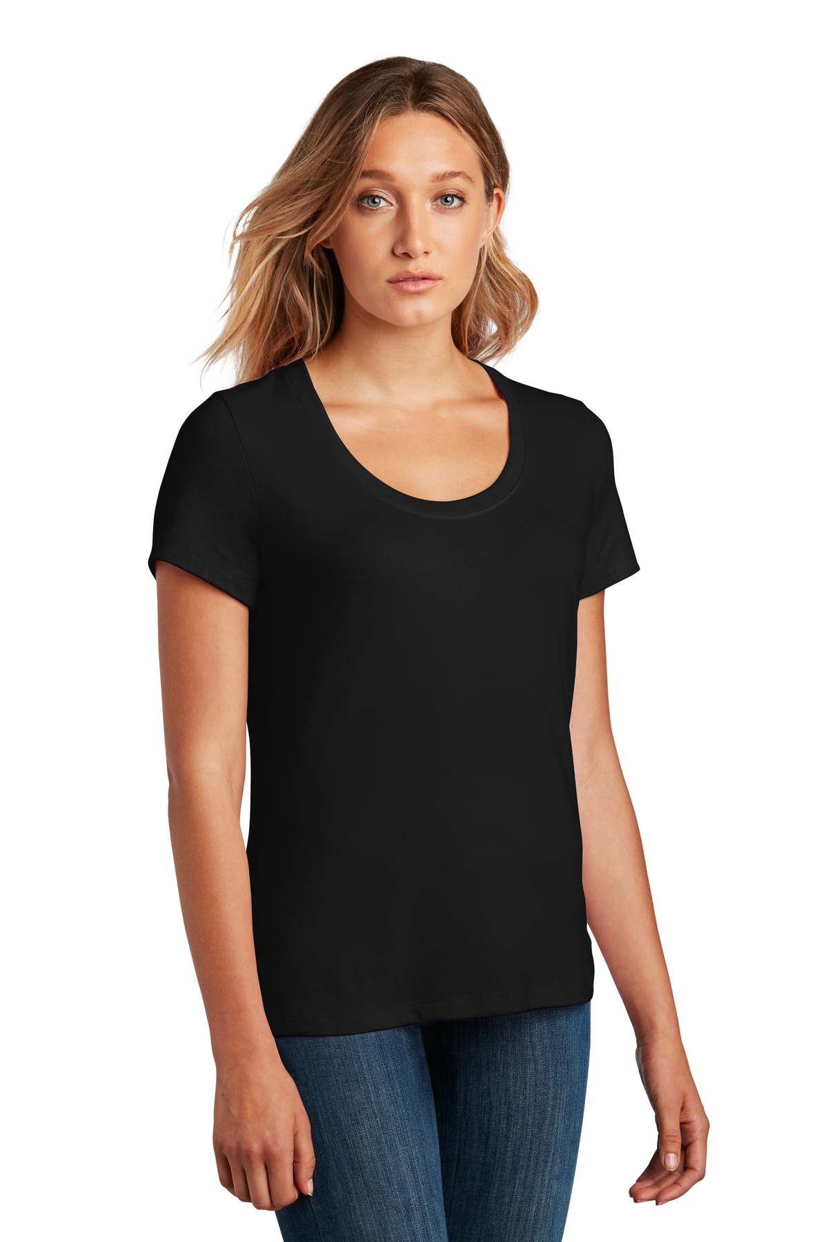 District Women's Flex Scoop Neck Tee DT7501