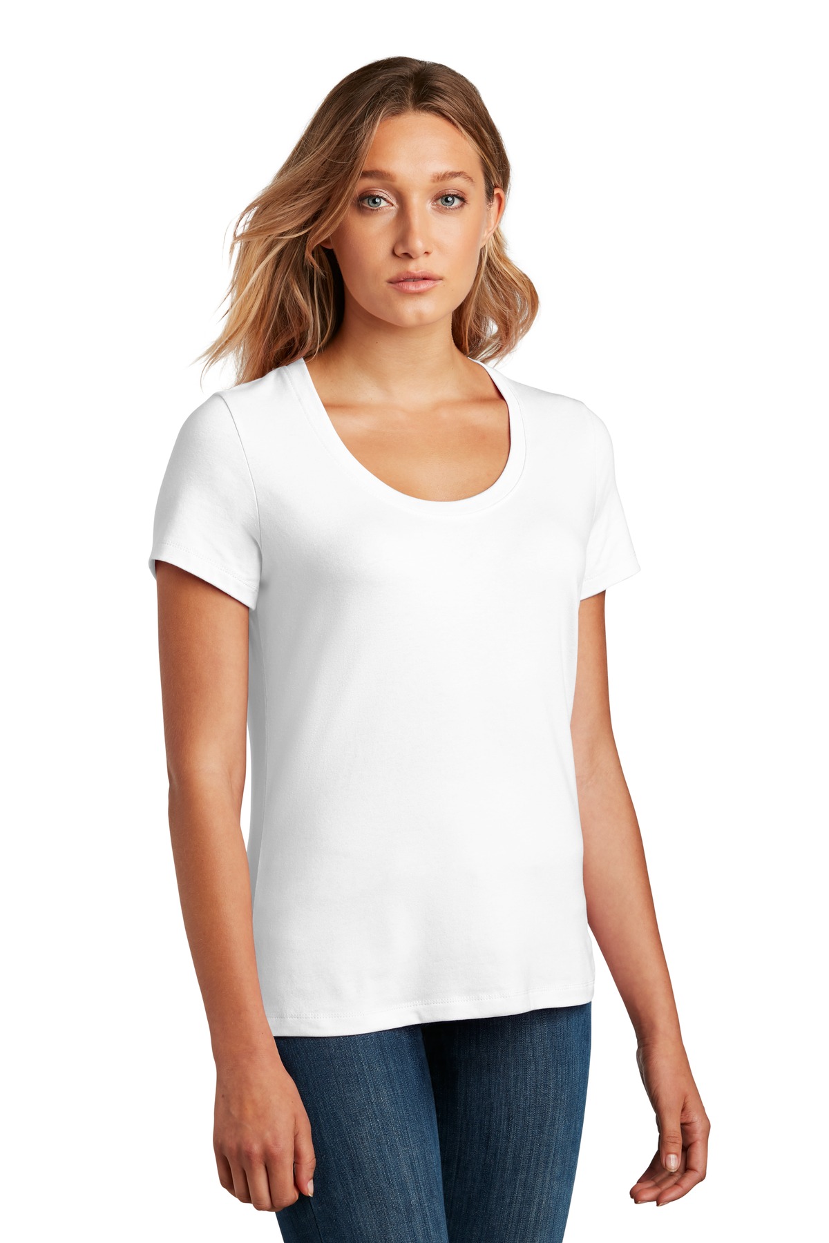 District Women's Flex Scoop Neck Tee DT7501