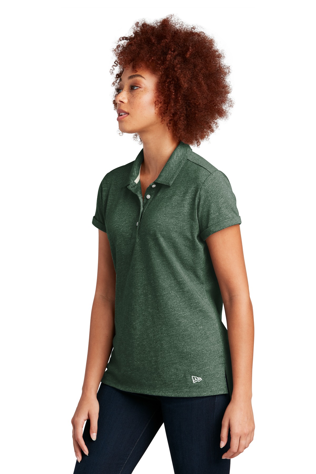 New Era Women's Slub Twist Polo LNEA301