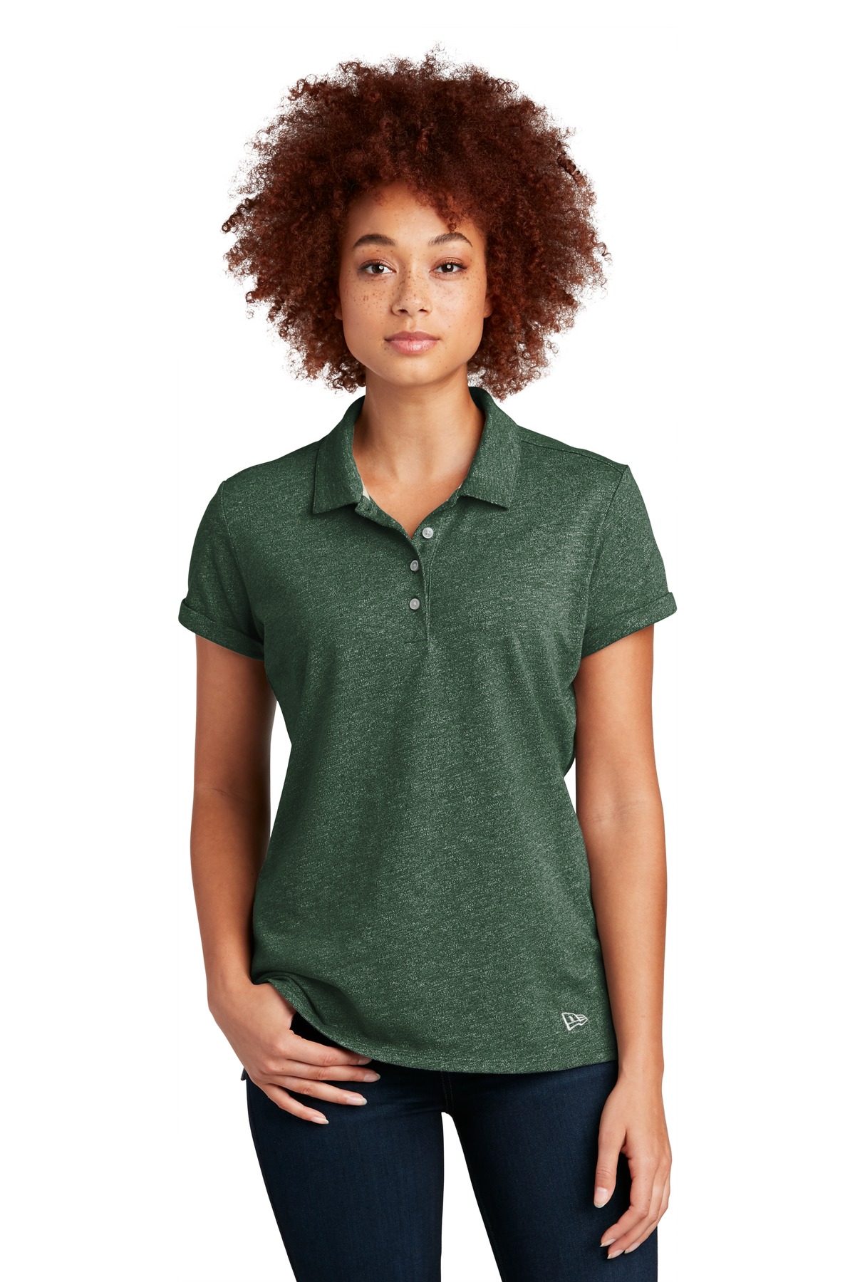 New Era Ladies Slub Twist Polo LNEA301