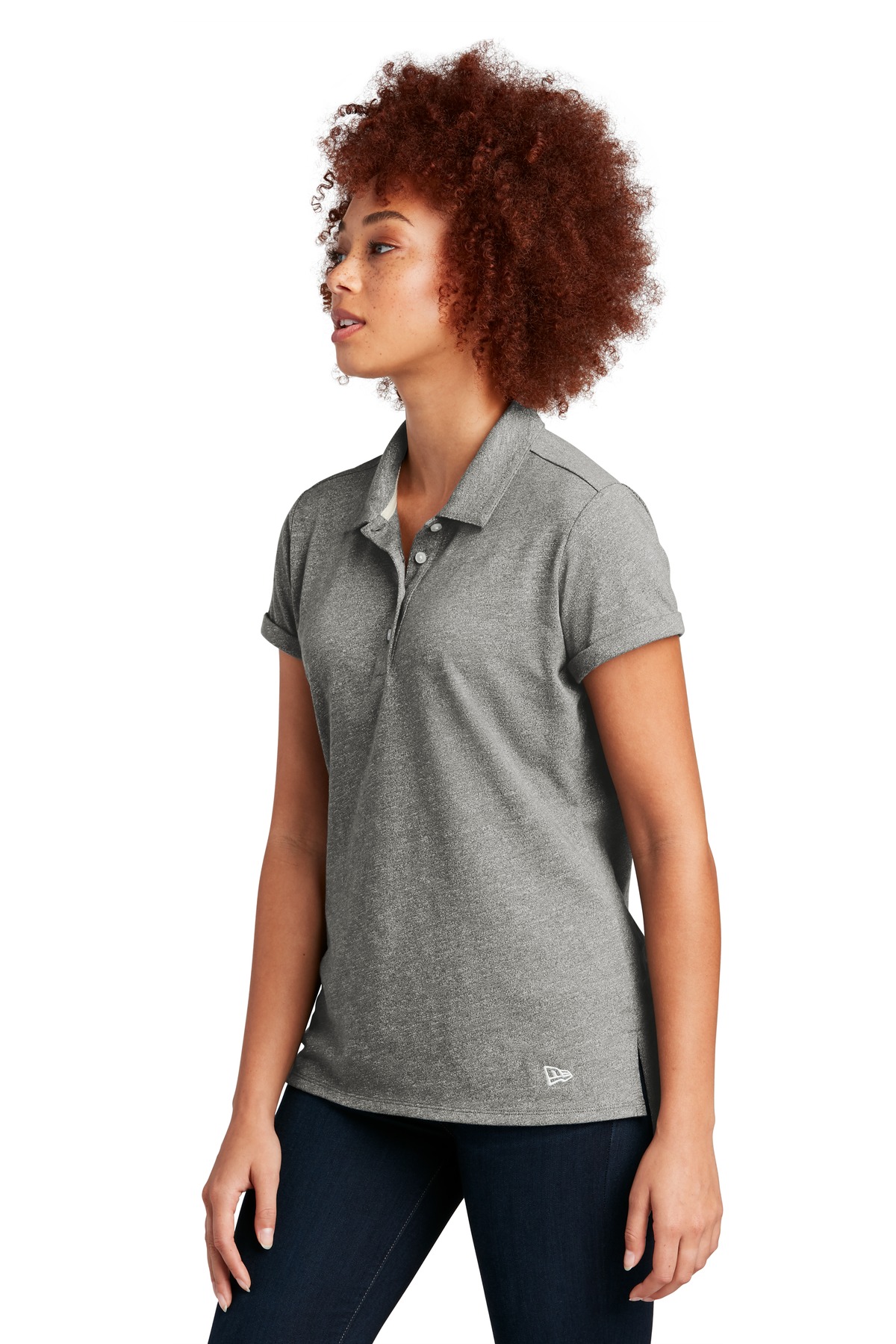 New Era Women's Slub Twist Polo LNEA301