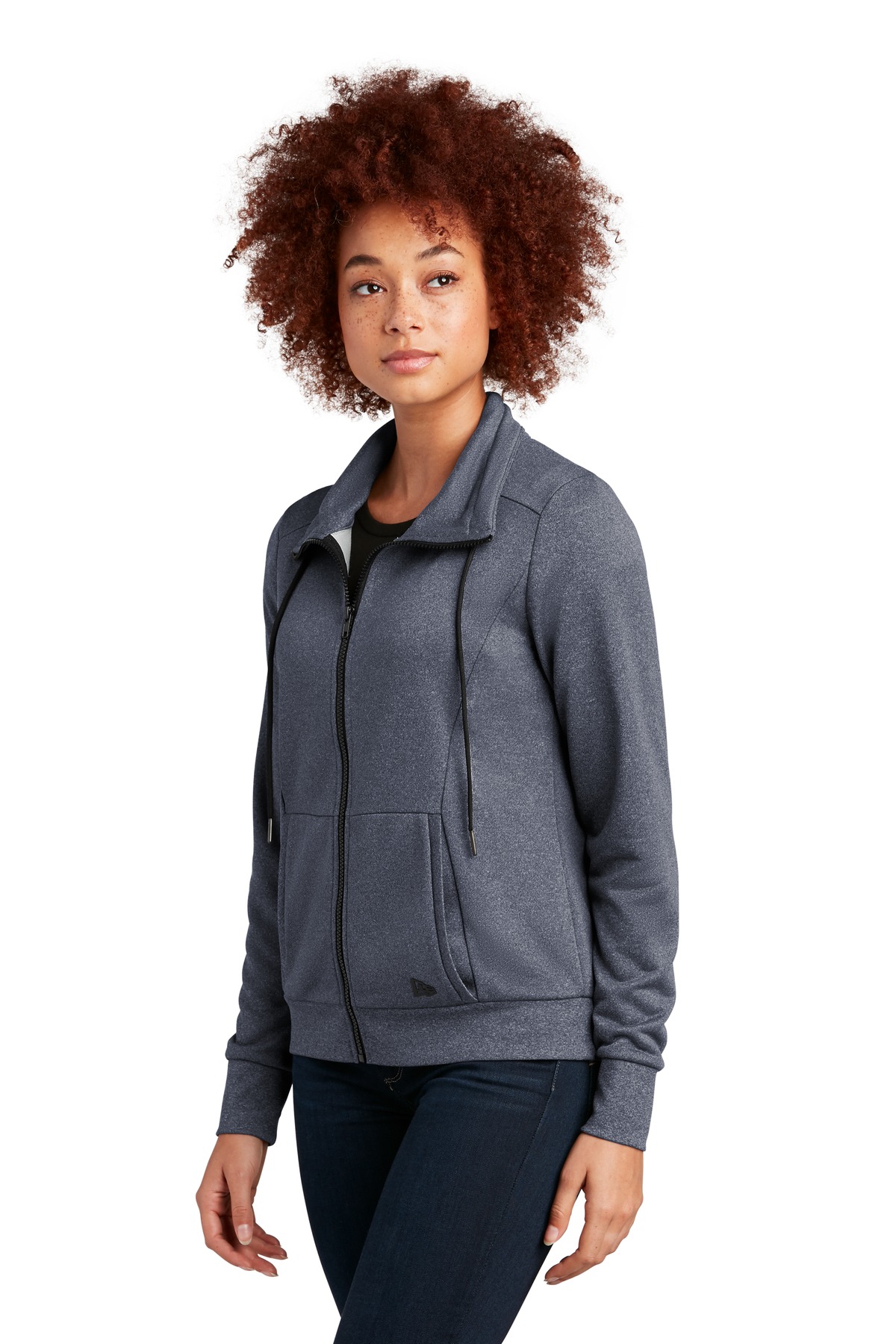 New Era Women's Performance Terry Full-Zip Cowl LNEA530