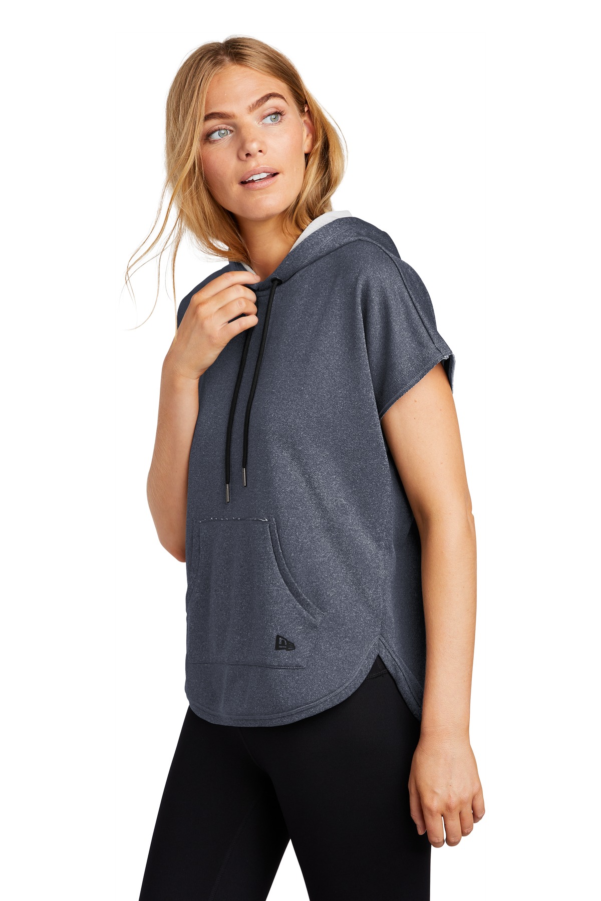 New Era Women's Performance Terry Short Sleeve Hoodie LNEA533