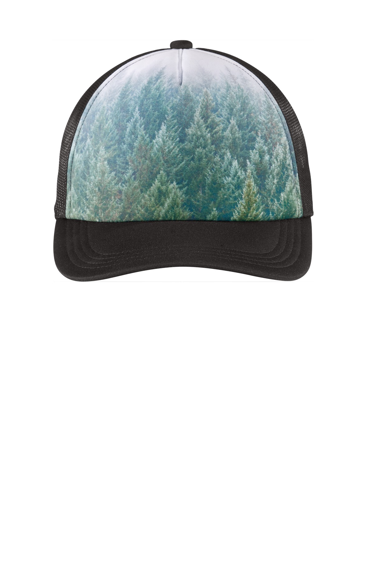 Port Authority Photo Real Snapback Trucker Cap C950