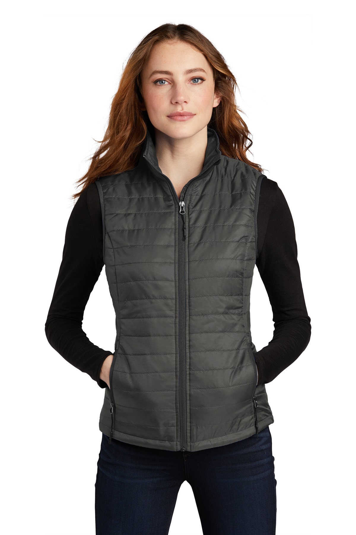 Port Authority ® Women's Packable Puffy Vest L851 - Image 3