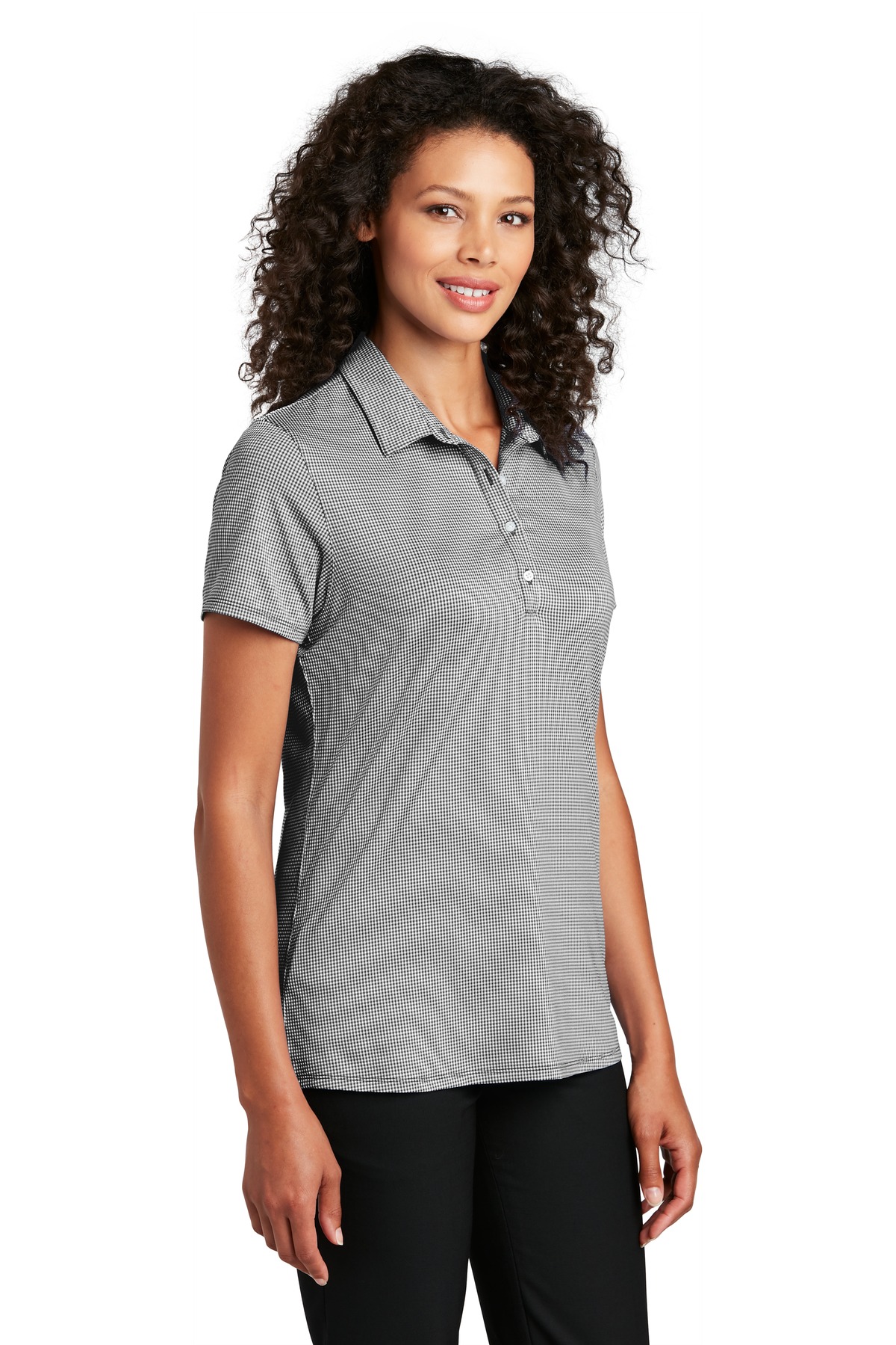 Port Authority Ladies Gingham Polo LK646