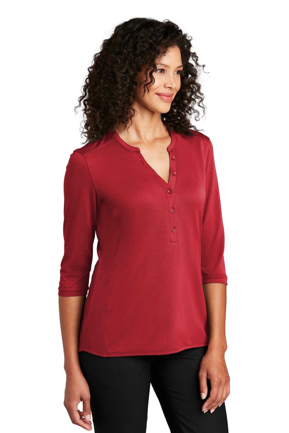 Port Authority Women's UV Choice Pique Henley LK750