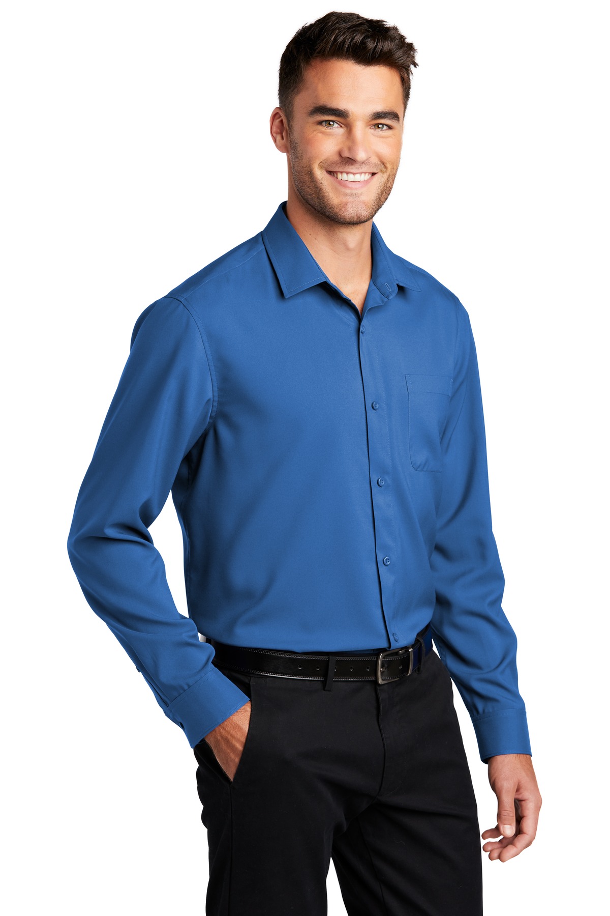 Port Authority Long Sleeve Performance Staff Shirt W401