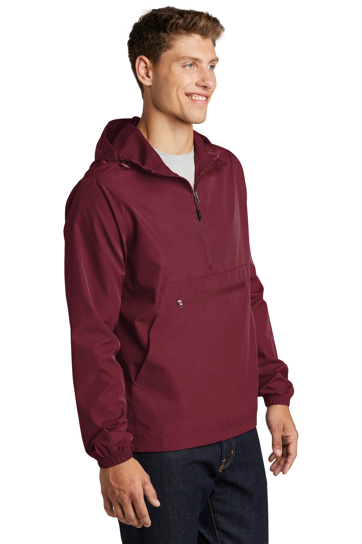 Sport-Tek Packable Anorak. JST66