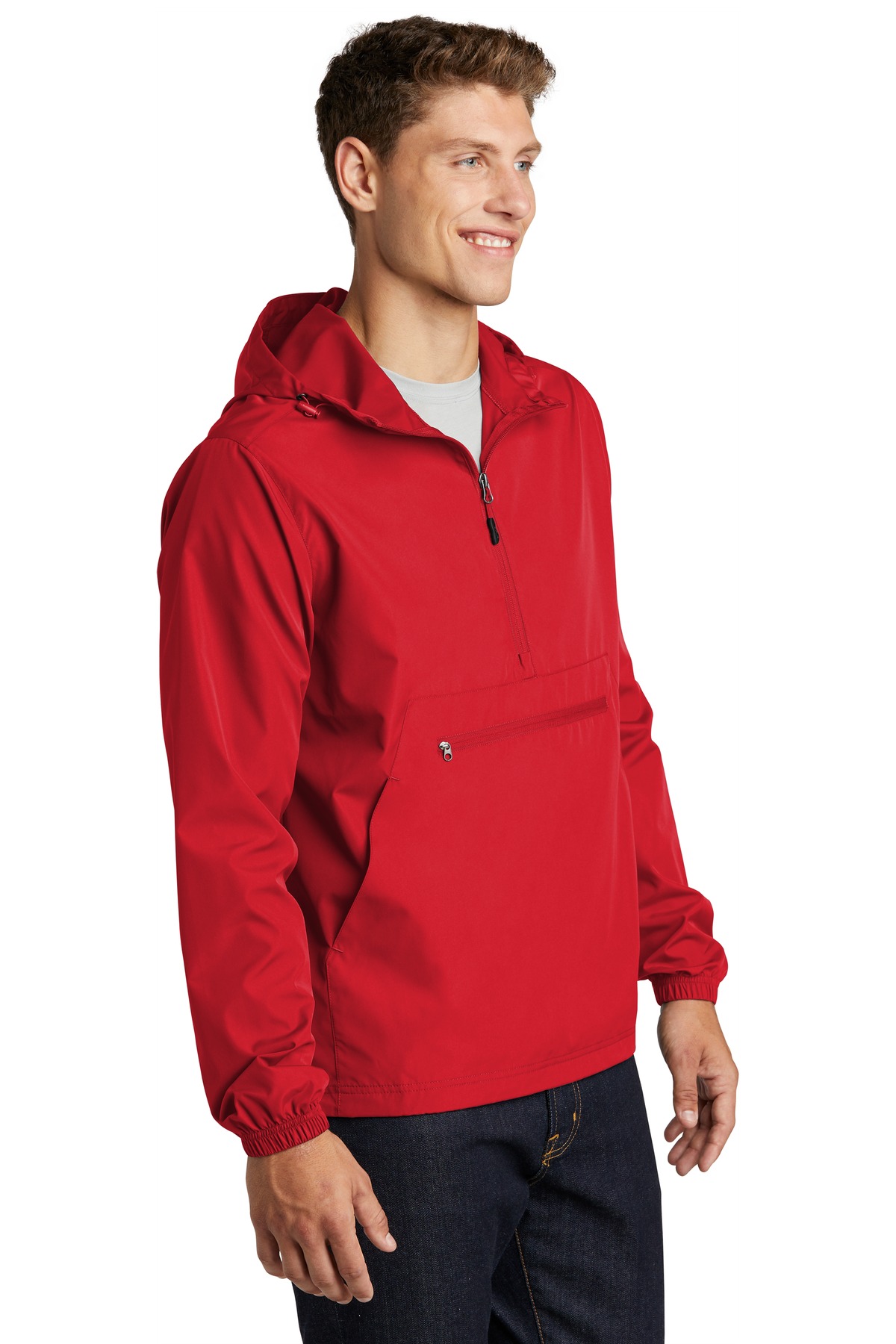 Sport-Tek Packable Anorak. JST66