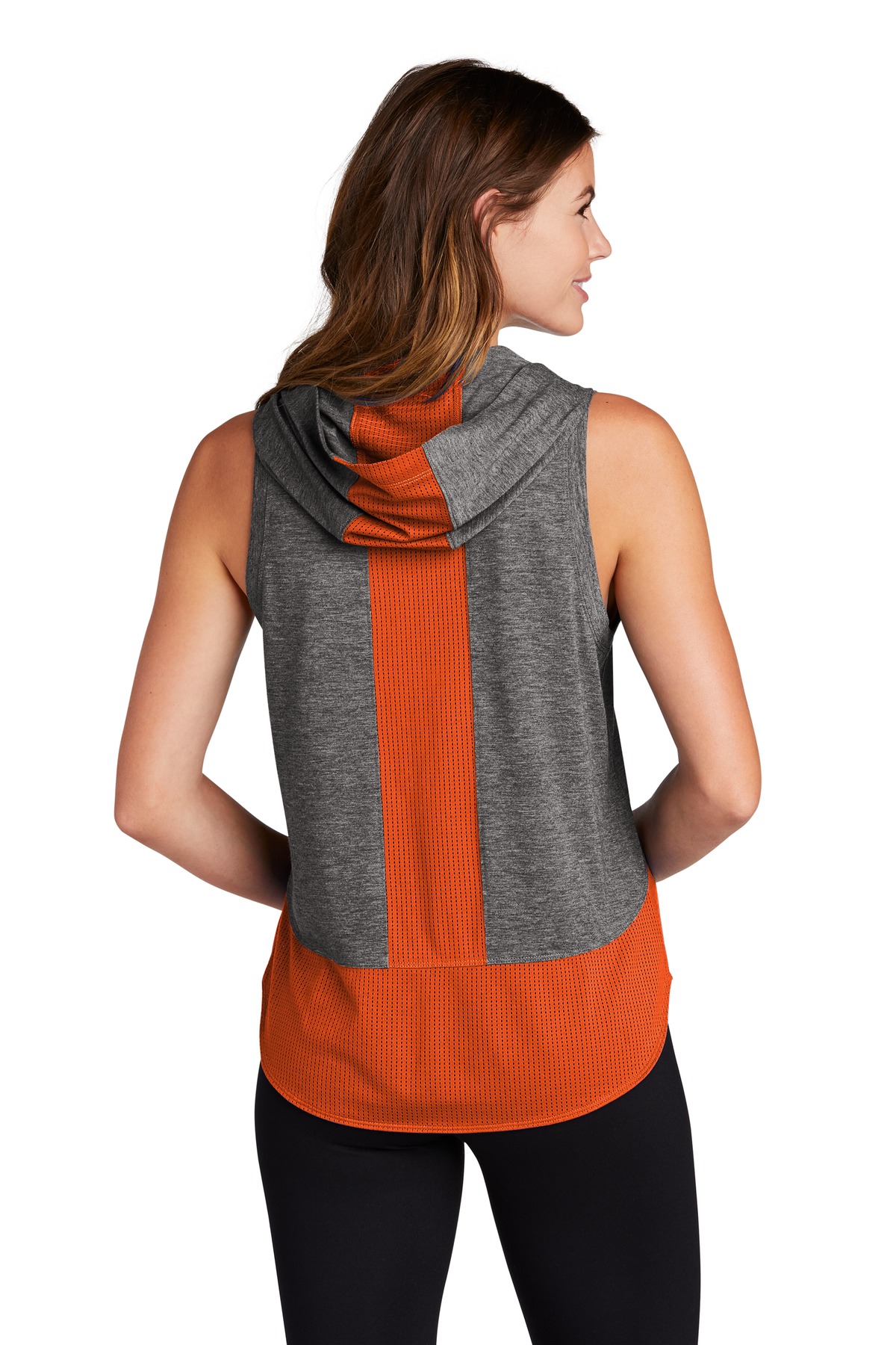 Deep Orange/ Dark Grey Heather