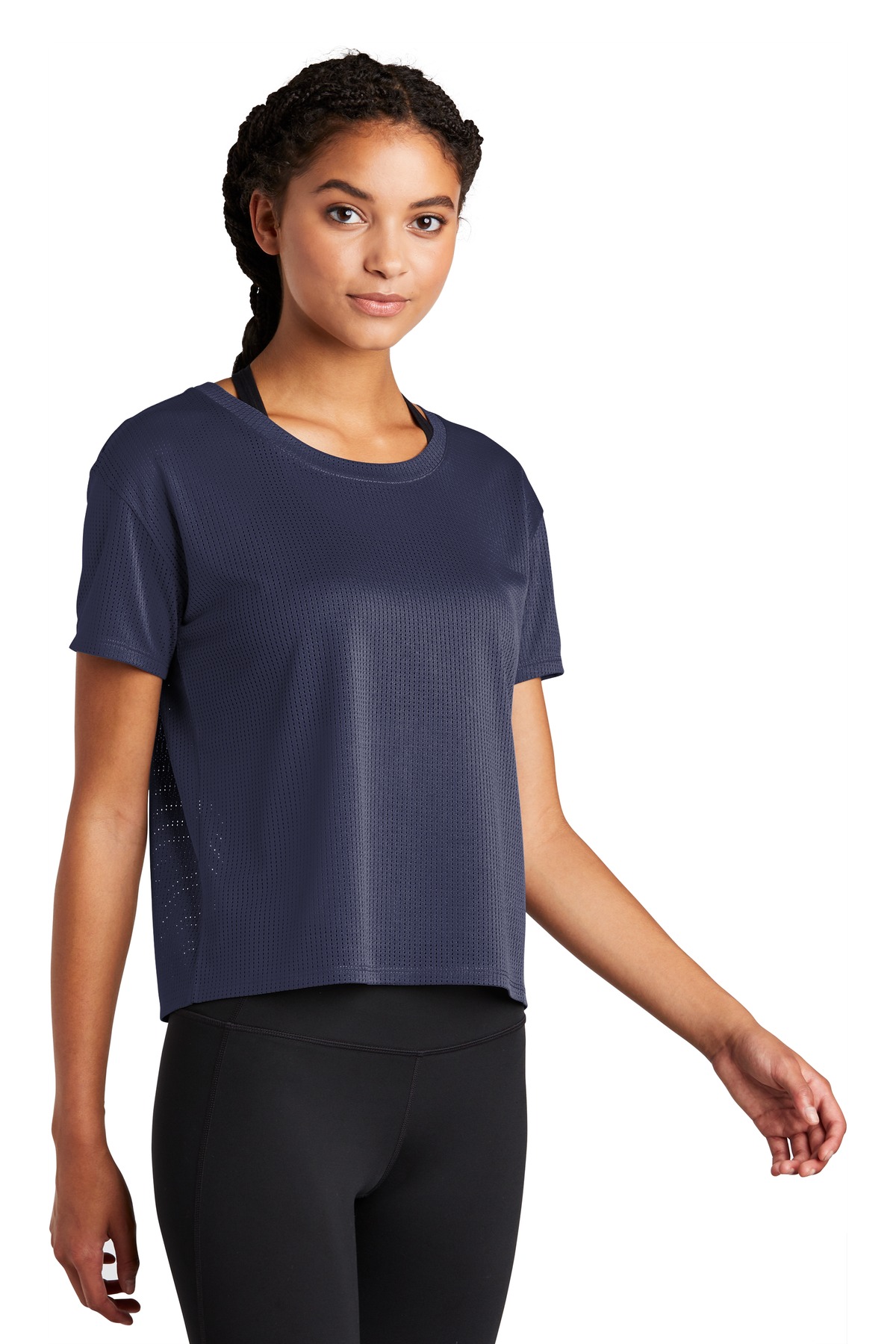 Sport-Tek Women's PosiCharge Draft Crop Tee. LST411