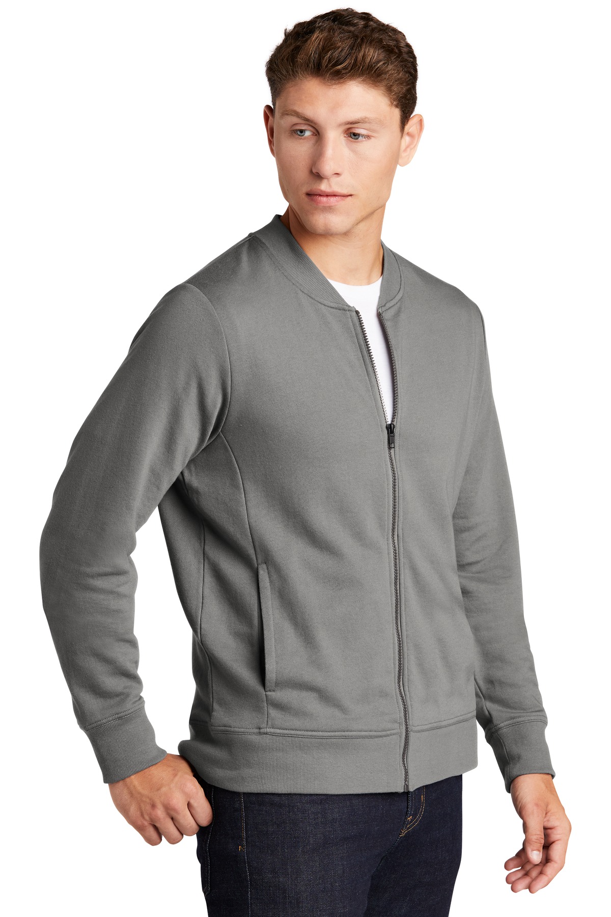 Sport-Tek Lightweight French Terry Bomber. ST274