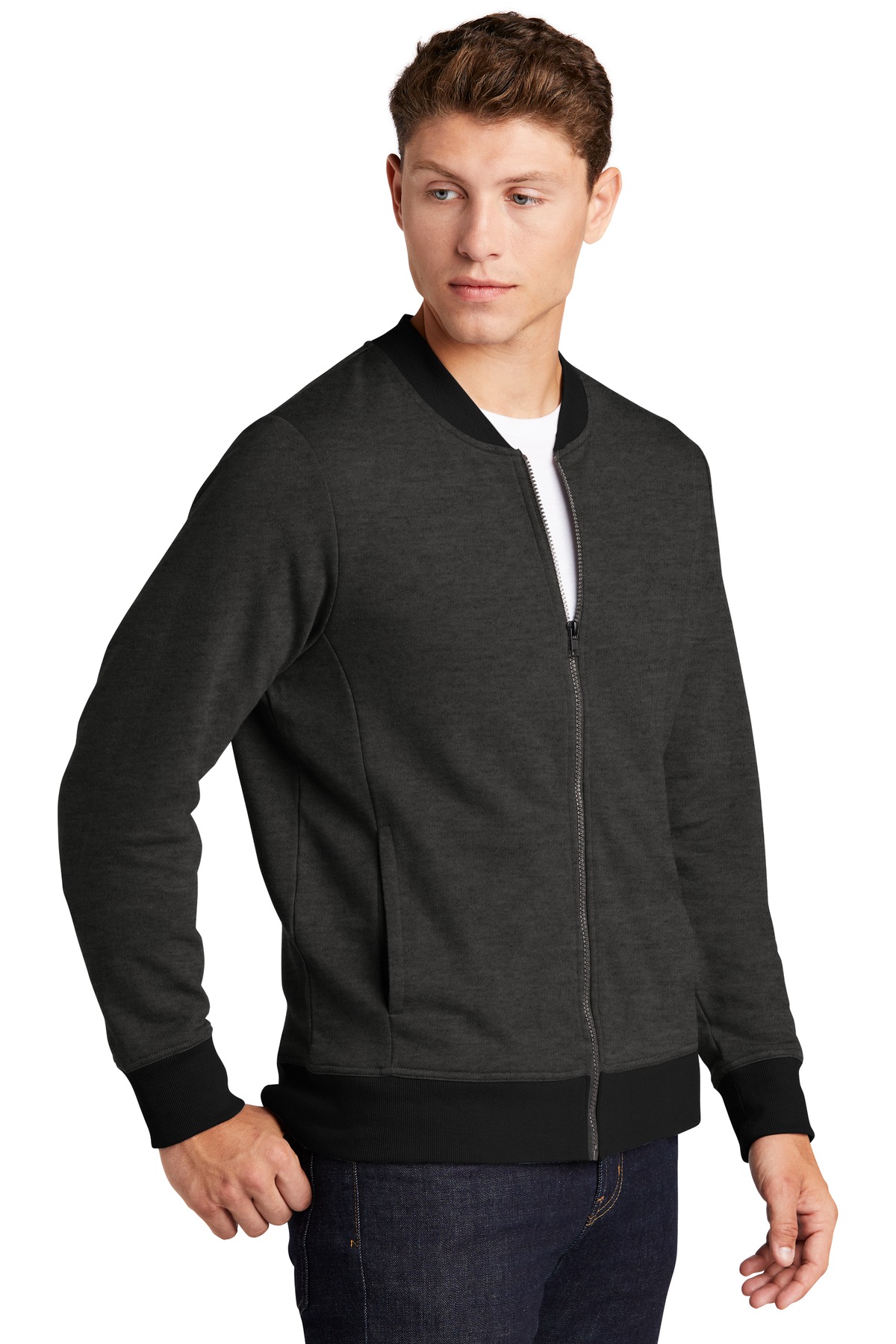 Sport-Tek Lightweight French Terry Bomber. ST274