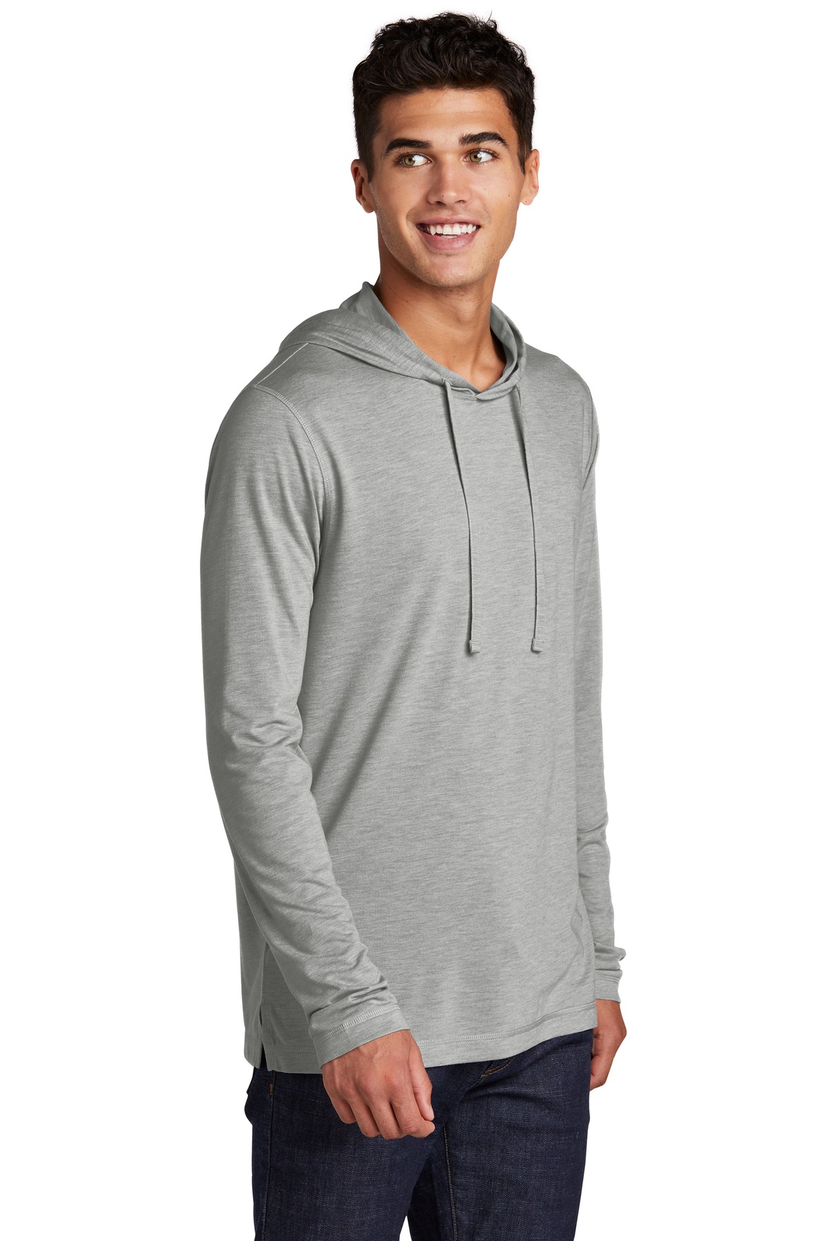 Sport-Tek PosiCharge Tri-Blend Wicking Long Sleeve Hoodie ST406