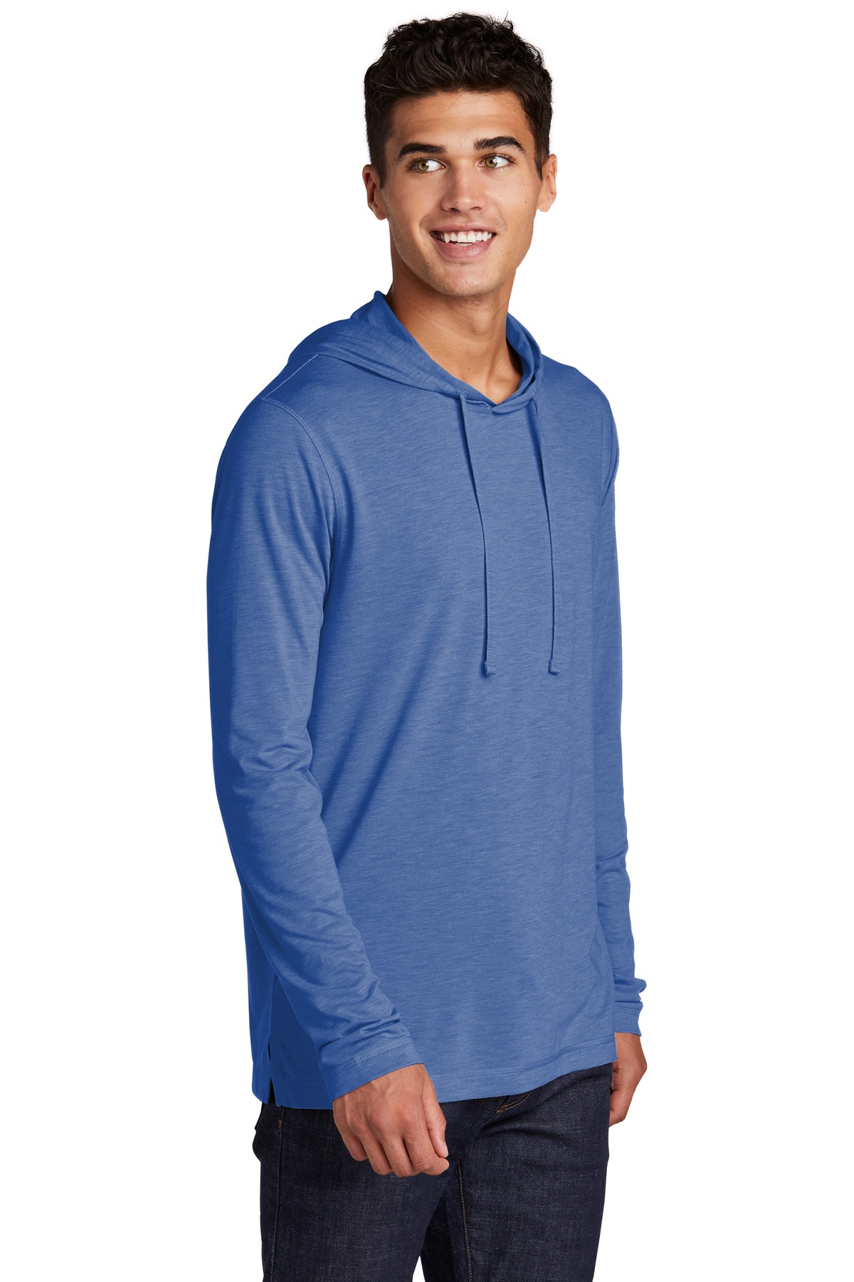 Sport-Tek PosiCharge Tri-Blend Wicking Long Sleeve Hoodie ST406