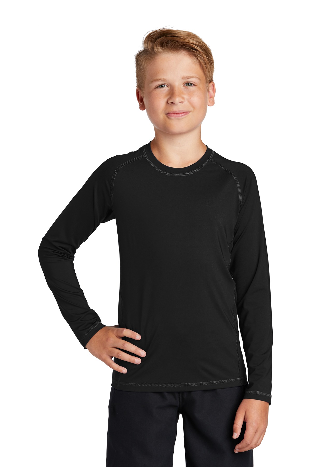 Sport-Tek Youth Long Sleeve Rashguard T-Shirt - YST470LS