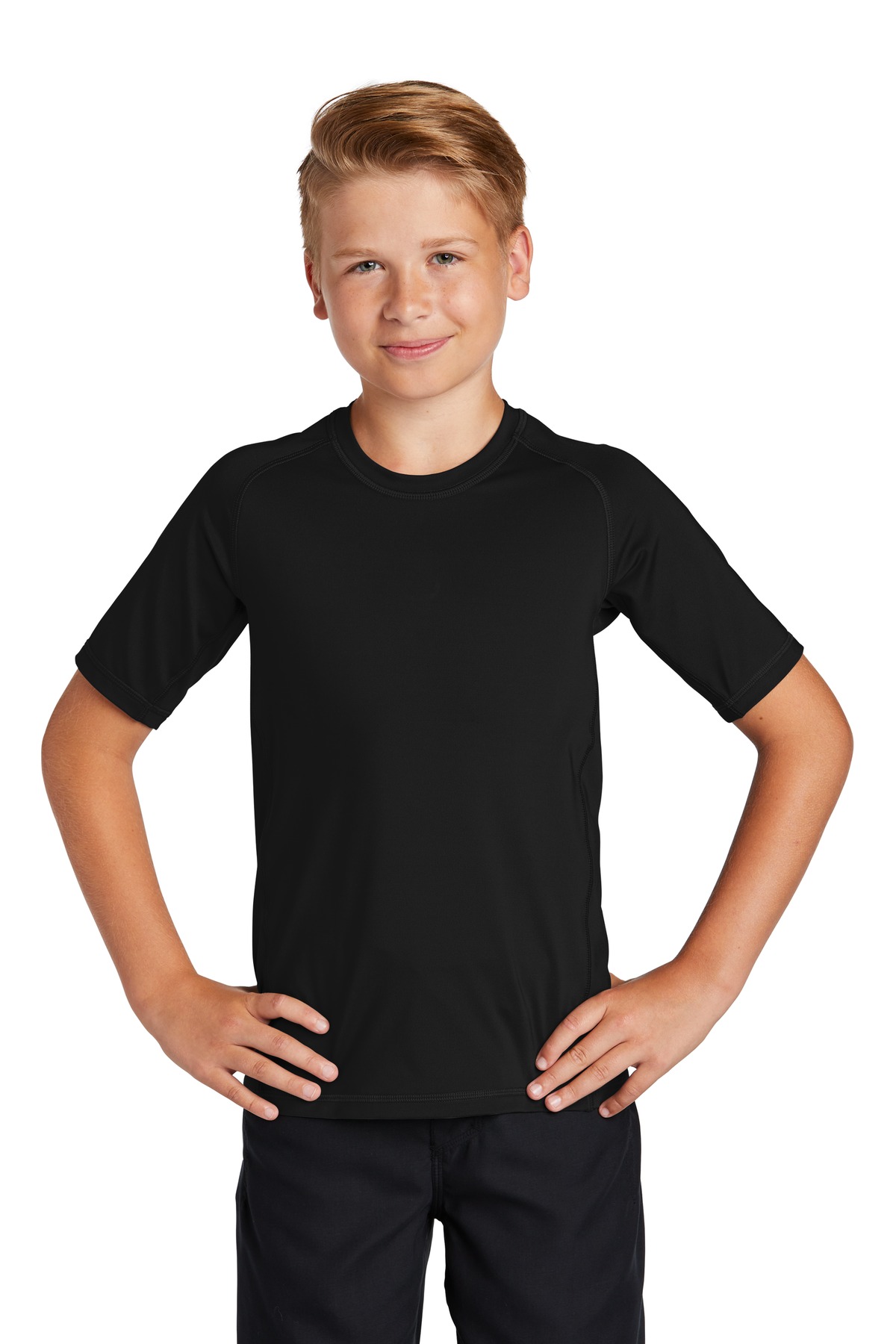 Sport-Tek Youth Rashguard T-Shirt - YST470