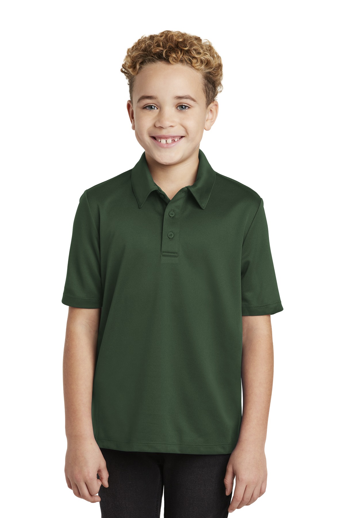 Port Authority ® Youth Silk Touch™ Performance Polo. Y540 - Image 2