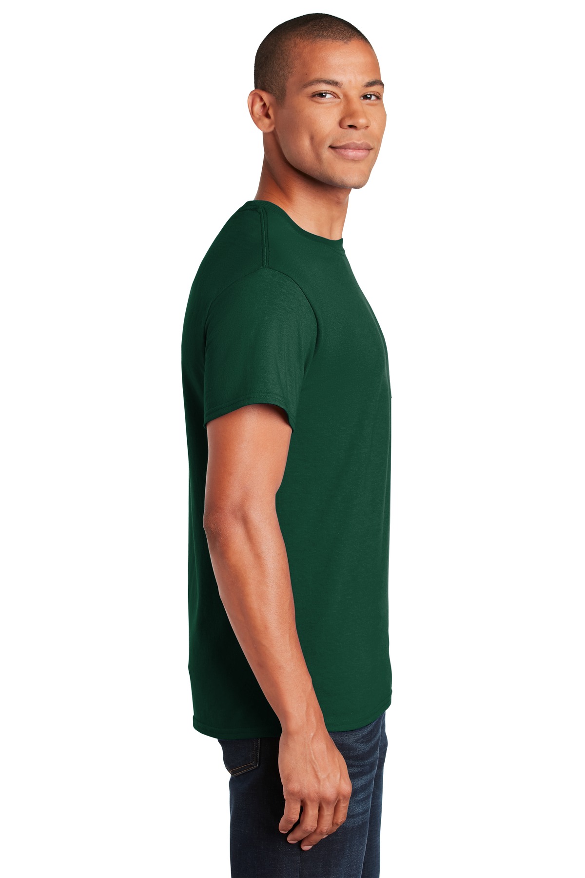 Gildan - Ultra Cotton 100% US Cotton T-Shirt with Pocket. 2300